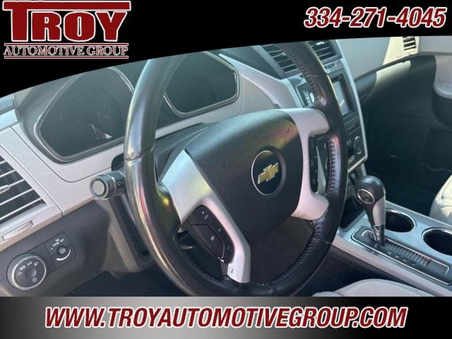 2012 White /Light Gray Chevrolet Traverse LTZ (1GNKVLED3CJ) with an 3.6L V6 SIDI engine, Automatic transmission, located at 6812 Atlanta Hwy, Montgomery, AL, 36117, (334) 271-4045, 32.382118, -86.178673 - Photo#42