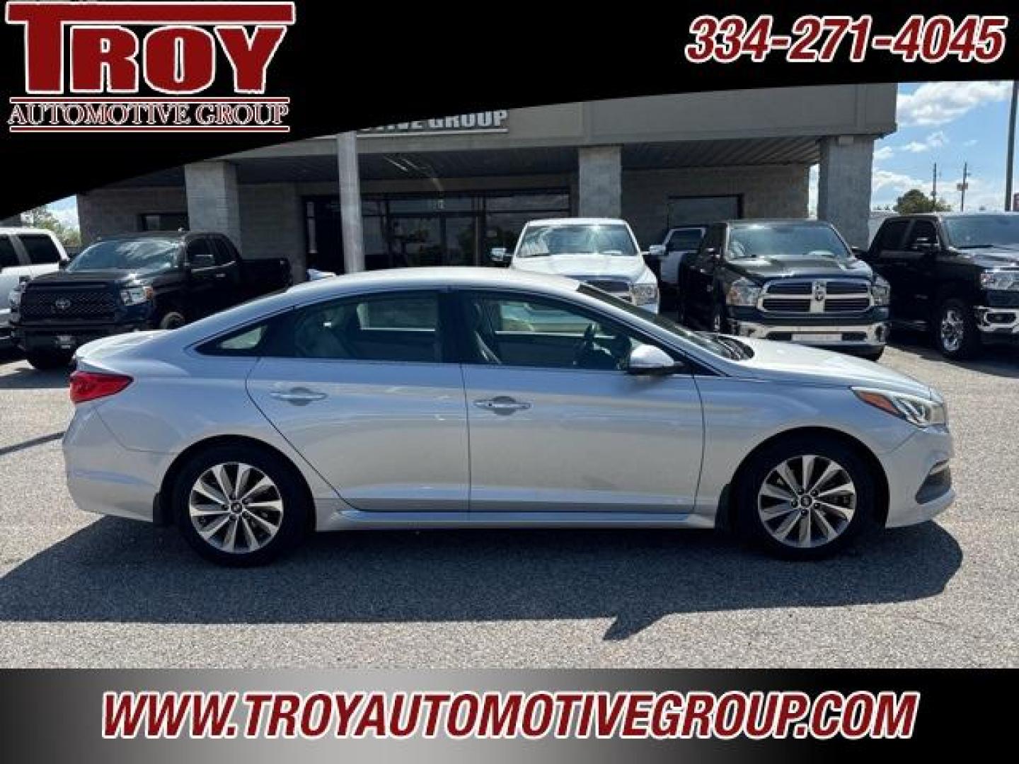 2015 Symphony Silver /Gray Hyundai Sonata Sport (5NPE34AF5FH) with an 2.4L 4-Cylinder DGI DOHC engine, Automatic transmission, located at 6812 Atlanta Hwy, Montgomery, AL, 36117, (334) 271-4045, 32.382118, -86.178673 - Symphony Silver 2015 Hyundai Sonata Sport FWD 2.4L 4-Cylinder DGI DOHC 6-Speed Automatic with Shiftronic<br><br>Financing Available---Top Value for Trades.<br><br>24/35 City/Highway MPG<br><br><br>Awards:<br> * 2015 KBB.com 10 Best Sedans Under $25,000 * 2015 KBB.com Best Buy Awards Finalist * - Photo#11