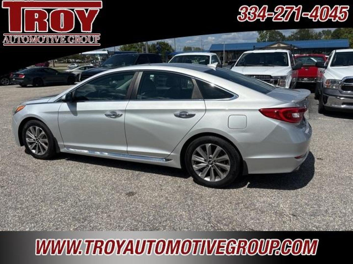 2015 Symphony Silver /Gray Hyundai Sonata Sport (5NPE34AF5FH) with an 2.4L 4-Cylinder DGI DOHC engine, Automatic transmission, located at 6812 Atlanta Hwy, Montgomery, AL, 36117, (334) 271-4045, 32.382118, -86.178673 - Symphony Silver 2015 Hyundai Sonata Sport FWD 2.4L 4-Cylinder DGI DOHC 6-Speed Automatic with Shiftronic<br><br>Financing Available---Top Value for Trades.<br><br>24/35 City/Highway MPG<br><br><br>Awards:<br> * 2015 KBB.com 10 Best Sedans Under $25,000 * 2015 KBB.com Best Buy Awards Finalist * - Photo#17
