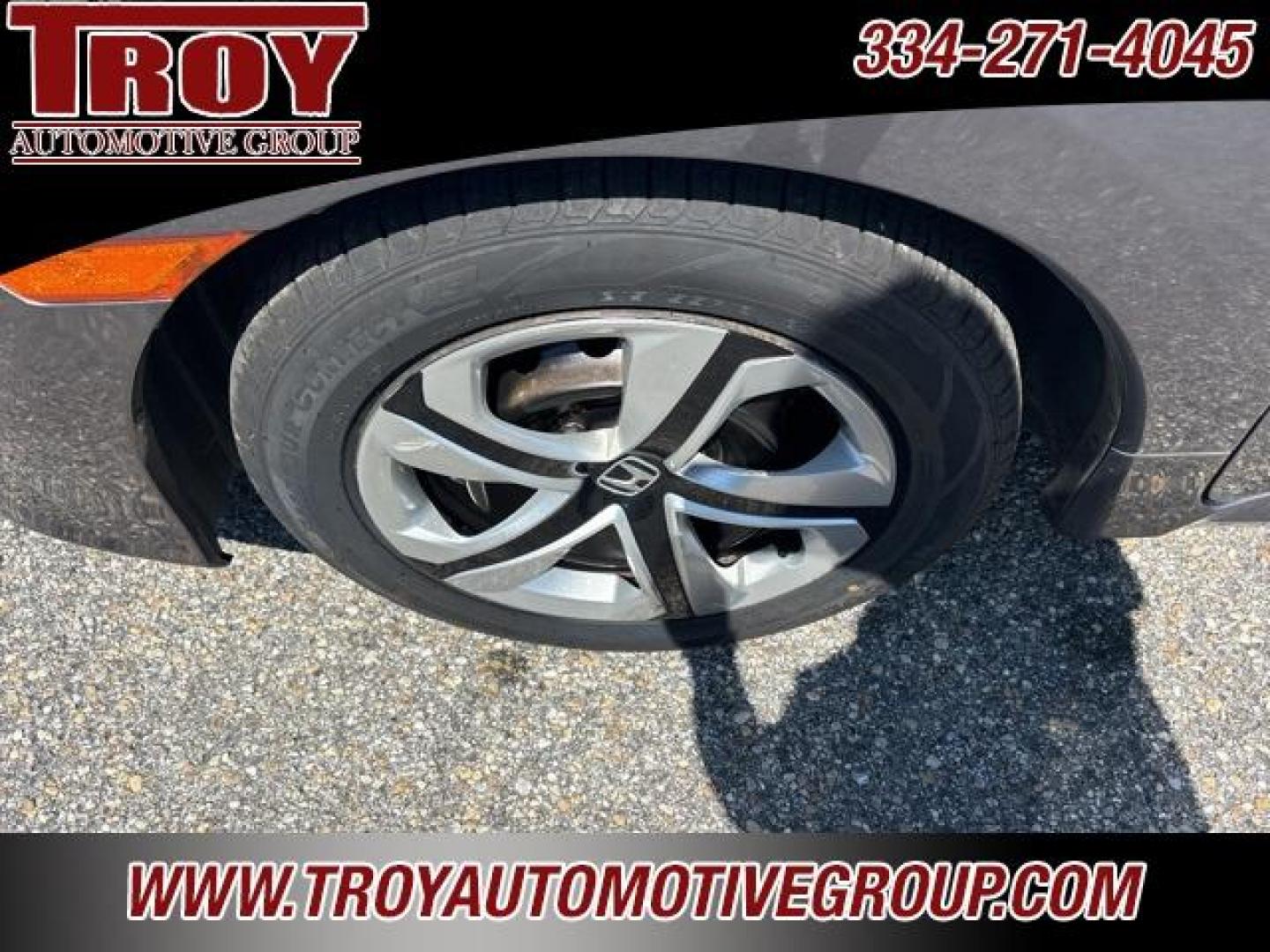 2016 Modern Steel Metallic /Black Honda Civic LX (2HGFC2F53GH) with an 2.0L I4 DOHC 16V i-VTEC engine, CVT transmission, located at 6812 Atlanta Hwy, Montgomery, AL, 36117, (334) 271-4045, 32.382118, -86.178673 - Photo#15