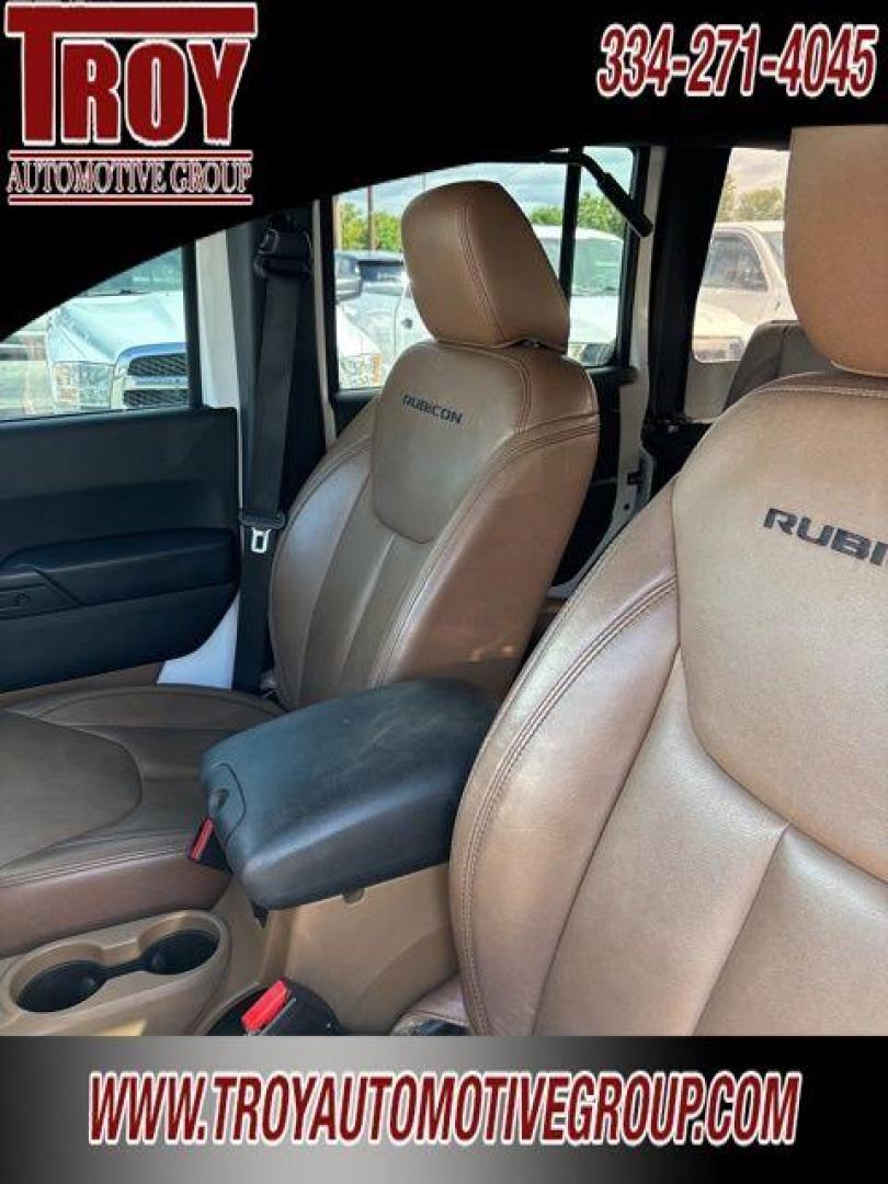 2017 Bright White Clearcoat /Dark Olive/Black Jeep Wrangler Unlimited Rubicon (1C4HJWFG5HL) with an 3.6L V6 24V VVT engine, Automatic transmission, located at 6812 Atlanta Hwy, Montgomery, AL, 36117, (334) 271-4045, 32.382118, -86.178673 - Only 59k!!<br>Saddle Leather Interior!!<br>Heated Seats!!<br>Tow Package!!<br>Alpine Premium Sound!!<br> - Photo#47