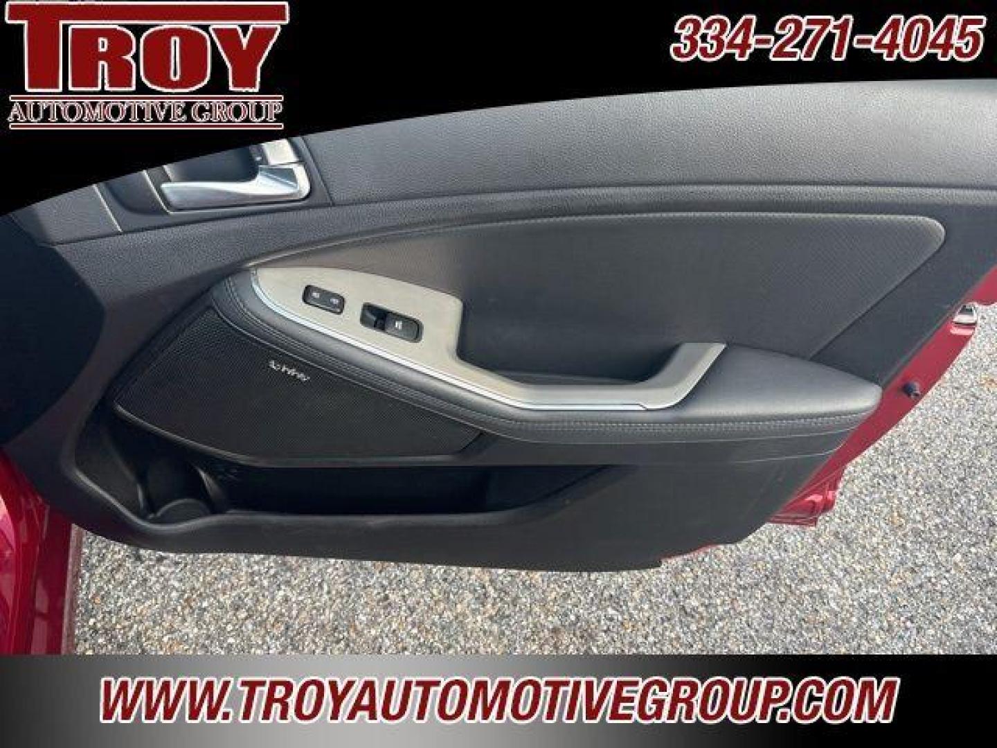 2015 Red Metallic /Black Kia Optima SX (5XXGR4A62FG) with an 2.0L I4 DGI DOHC Turbocharged engine, Automatic transmission, located at 6812 Atlanta Hwy, Montgomery, AL, 36117, (334) 271-4045, 32.382118, -86.178673 - Recent Arrival!<br>Custom Exhaust!!<br>Cold Air Intake!!<br>Carbon Fiber Hood!!<br>Sunroof!! Leather!! Navigation!!<br><br><br>Remington Red Metallic 2015 Kia Optima SXL FWD Turbo 2.0L I4 DGI DOHC Turbocharged 6-Speed Automatic with Sportmatic<br><br>Financing Available---Top Value for Trades.<br><b - Photo#36