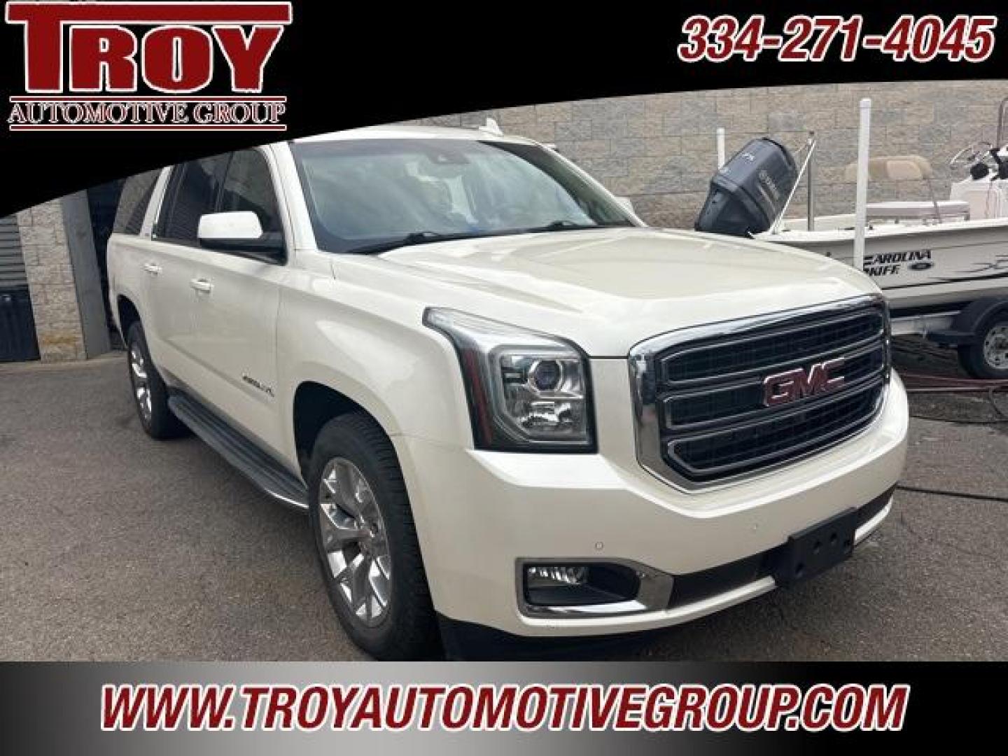 2015 White Diamond Tricoat /Cocoa/Dune GMC Yukon XL SLT (1GKS1HKC2FR) with an V8 engine, Automatic transmission, located at 6812 Atlanta Hwy, Montgomery, AL, 36117, (334) 271-4045, 32.382118, -86.178673 - 1-Owner!!<br>White Diamond Tricoat!!<br>Power Sunroof!!<br>Navigation!!<br>DVD w/Head Phones!!<br>2nd Row Bucket Seats!!<br>Premium 20 Wheels!!<br>2-Master Keys!! - Photo#2