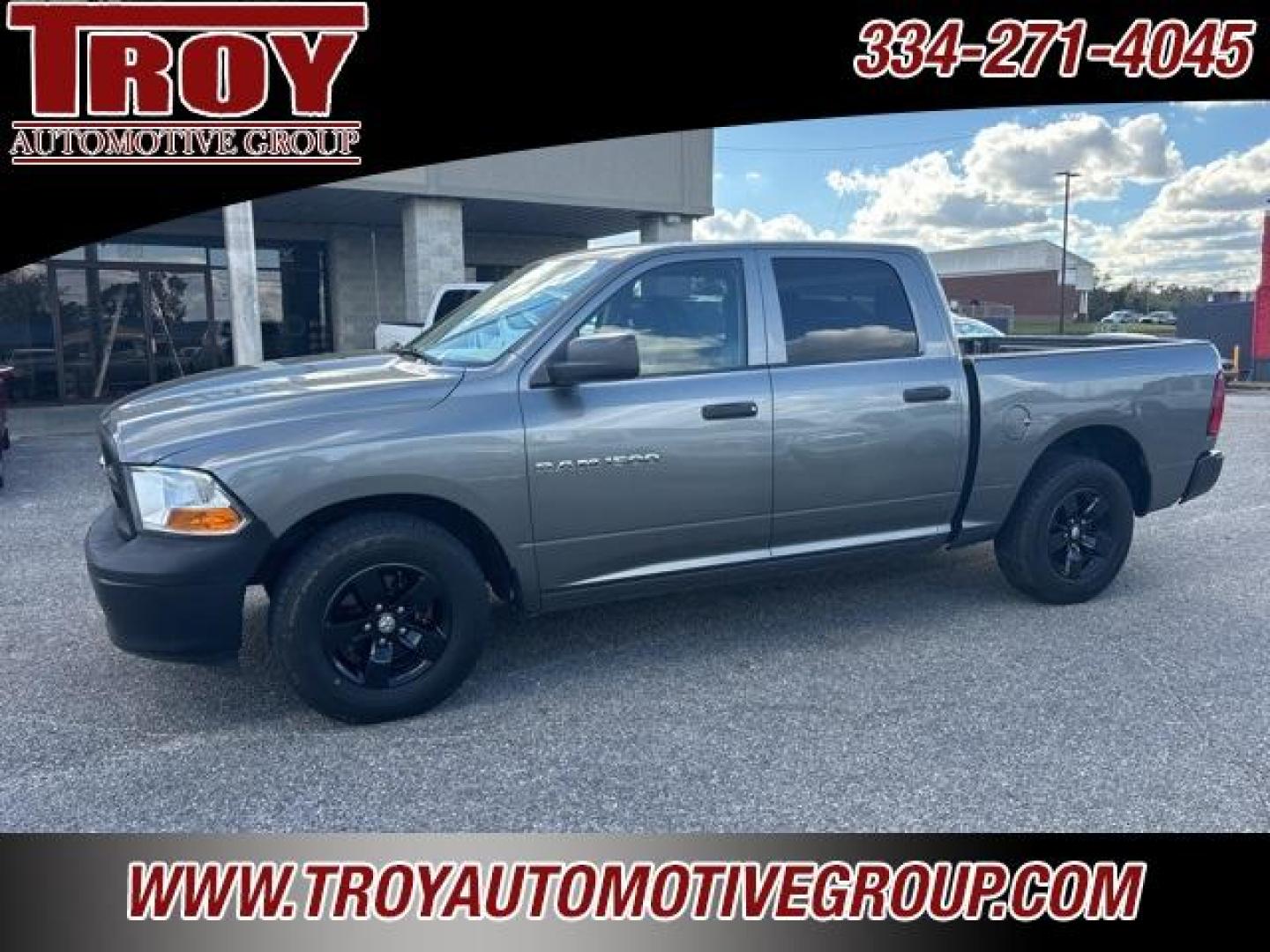 2012 Mineral Gray Metallic Clearcoat /Dark Slate/Medium Graystone Ram 1500 ST (1C6RD6KP1CS) with an 4.7L V8 FFV engine, Automatic transmission, located at 6812 Atlanta Hwy, Montgomery, AL, 36117, (334) 271-4045, 32.382118, -86.178673 - Photo#0