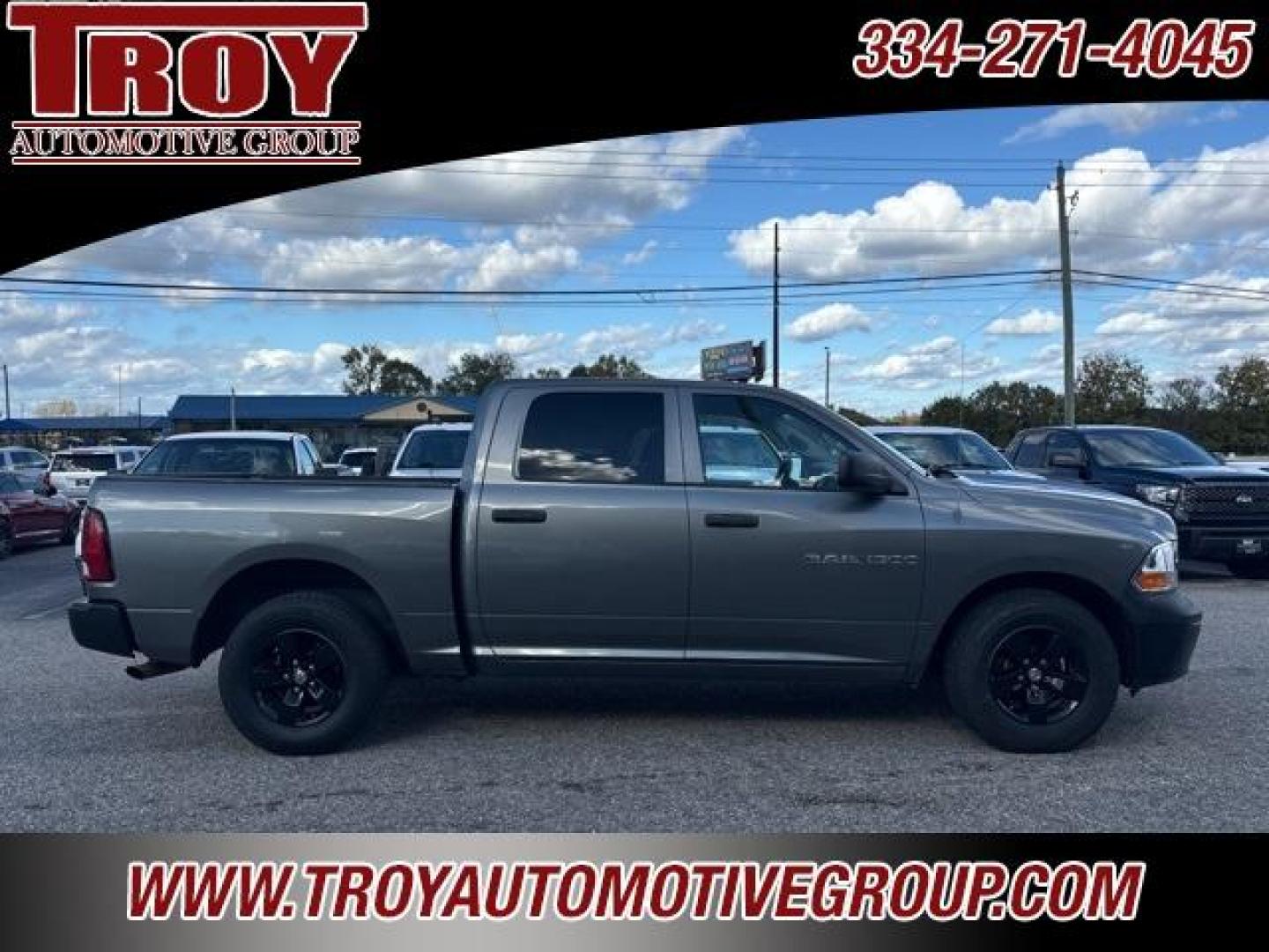 2012 Mineral Gray Metallic Clearcoat /Dark Slate/Medium Graystone Ram 1500 ST (1C6RD6KP1CS) with an 4.7L V8 FFV engine, Automatic transmission, located at 6812 Atlanta Hwy, Montgomery, AL, 36117, (334) 271-4045, 32.382118, -86.178673 - Photo#2