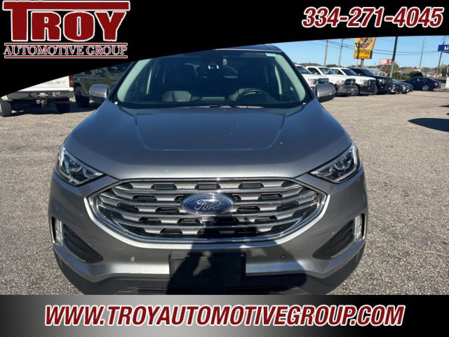 2022 Silver Metallic /Ebony Ford Edge Titanium (2FMPK4K95NB) with an EcoBoost 2.0L I4 GTDi DOHC Turbocharged VCT engine, Automatic transmission, located at 6812 Atlanta Hwy, Montgomery, AL, 36117, (334) 271-4045, 32.382118, -86.178673 - Silver Metallic 2022 Ford Edge Titanium AWD EcoBoost 2.0L I4 GTDi DOHC Turbocharged VCT 8-Speed Automatic<br><br>Financing Available---Top Value for Trades.<br><br>Odometer is 8569 miles below market average! 21/28 City/Highway MPG- Photo#6