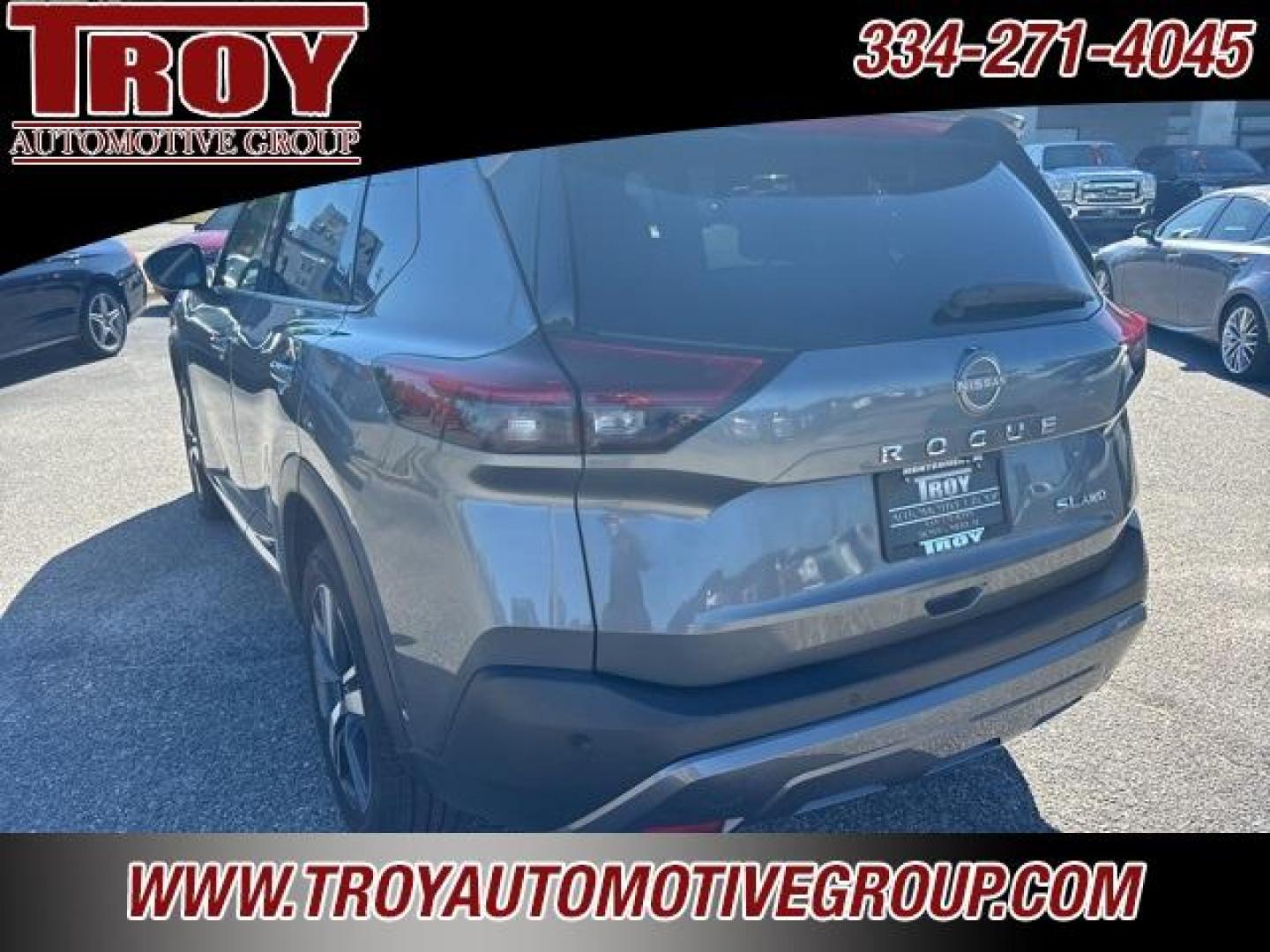 2023 Gun Metallic /Charcoal Nissan Rogue SL (5N1BT3CB8PC) with an 1.5L I3 Turbocharged DOHC 12V LEV3-ULEV50 201hp engine, CVT transmission, located at 6812 Atlanta Hwy, Montgomery, AL, 36117, (334) 271-4045, 32.382118, -86.178673 - Priced below KBB Fair Purchase Price!<br><br>Gun Metallic 2023 Nissan Rogue SL AWD 1.5L I3 Turbocharged DOHC 12V LEV3-ULEV50 201hp CVT with Xtronic<br><br>Financing Available---Top Value for Trades.<br><br>28/34 City/Highway MPG - Photo#13