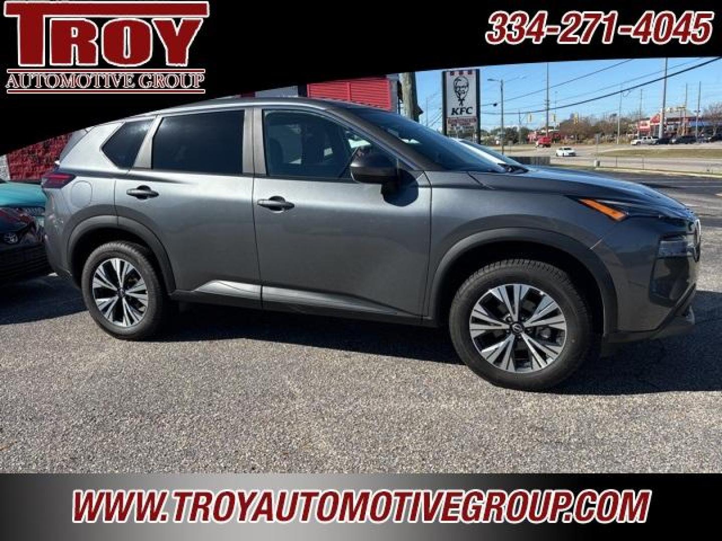 2023 Gun Metallic /Charcoal Nissan Rogue SV (5N1BT3BB8PC) with an 1.5L I3 Turbocharged DOHC 12V LEV3-ULEV50 201hp engine, CVT transmission, located at 6812 Atlanta Hwy, Montgomery, AL, 36117, (334) 271-4045, 32.382118, -86.178673 - Gun Metallic 2023 Nissan Rogue SV AWD 1.5L I3 Turbocharged DOHC 12V LEV3-ULEV50 201hp CVT with Xtronic<br><br>Financing Available---Top Value for Trades.<br><br>28/35 City/Highway MPG - Photo#1
