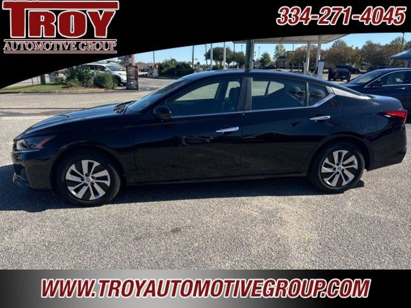 2024 Super Black /Charcoal Nissan Altima 2.5 S (1N4BL4BVXRN) with an 2.5L 4-Cylinder DOHC 16V engine, CVT transmission, located at 6812 Atlanta Hwy, Montgomery, AL, 36117, (334) 271-4045, 32.382118, -86.178673- Photo#1
