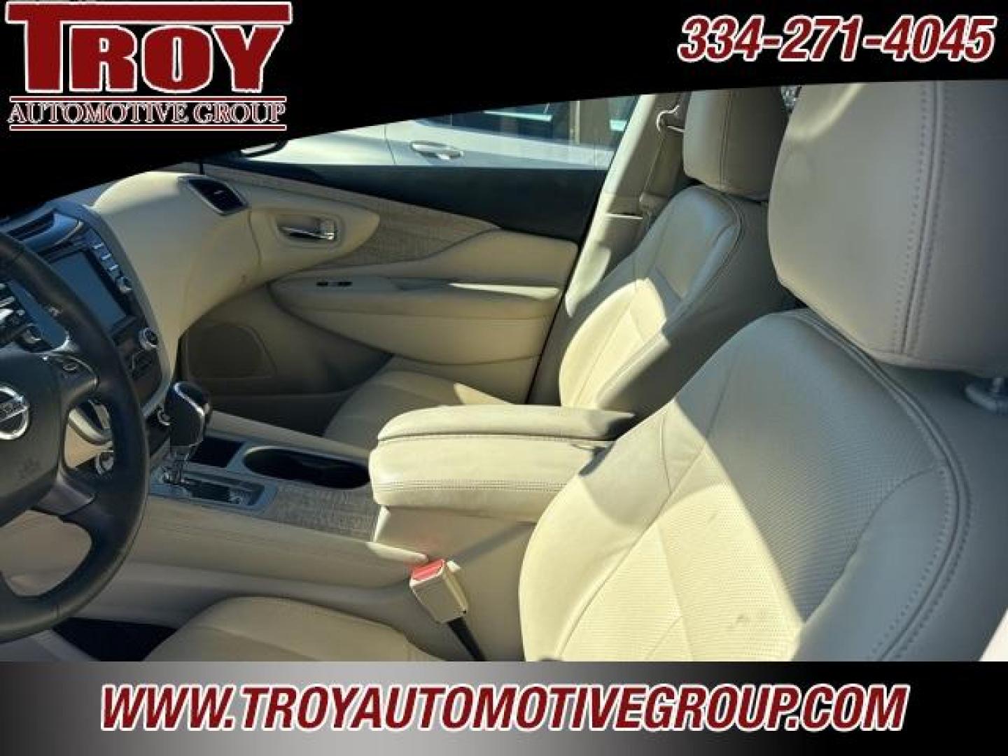 2019 Pearl White Tricoat /Cashmere Nissan Murano SV (5N1AZ2MJ6KN) with an 3.5L V6 DOHC 24V engine, CVT transmission, located at 6812 Atlanta Hwy, Montgomery, AL, 36117, (334) 271-4045, 32.382118, -86.178673 - Leather!!<br>Weather Tech Floor Mats!!<br>Luggage Rack!! - Photo#40