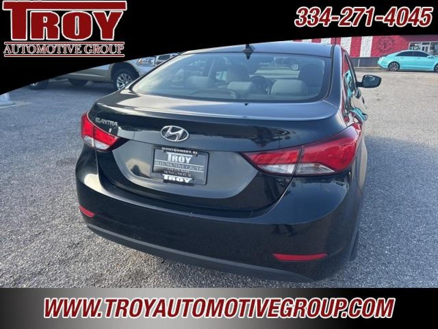 2015 Black Noir Pearl /Gray Hyundai Elantra SE (KMHDH4AE2FU) with an 1.8L I4 MPI DOHC 16V ULEV II 145hp engine, Automatic transmission, located at 6812 Atlanta Hwy, Montgomery, AL, 36117, (334) 271-4045, 32.382118, -86.178673 - Photo#11