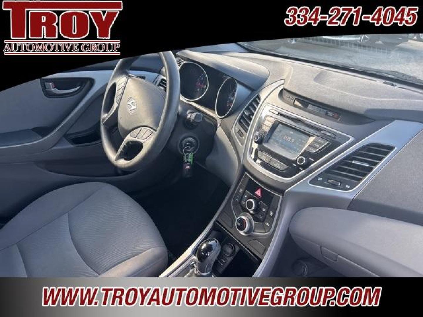 2015 Black Noir Pearl /Gray Hyundai Elantra SE (KMHDH4AE2FU) with an 1.8L I4 MPI DOHC 16V ULEV II 145hp engine, Automatic transmission, located at 6812 Atlanta Hwy, Montgomery, AL, 36117, (334) 271-4045, 32.382118, -86.178673 - Photo#29