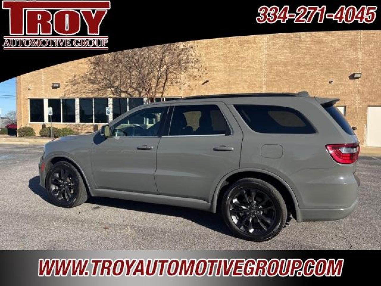 2021 Destroyer Gray Clearcoat /Black Dodge Durango GT Plus (1C4RDHDG1MC) with an 3.6L V6 24V VVT engine, Automatic transmission, located at 6812 Atlanta Hwy, Montgomery, AL, 36117, (334) 271-4045, 32.382118, -86.178673 - Photo#6