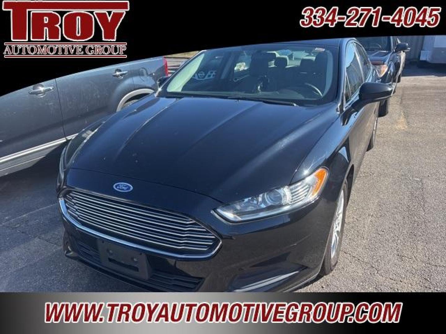 2016 Shadow Black /Gray Ford Fusion S (3FA6P0G76GR) with an 2.5L iVCT engine, Automatic transmission, located at 6812 Atlanta Hwy, Montgomery, AL, 36117, (334) 271-4045, 32.382118, -86.178673 - Shadow Black 2016 Ford Fusion S FWD 2.5L iVCT 6-Speed Automatic<br><br>Financing Available---Top Value for Trades.<br><br>Odometer is 23383 miles below market average! 22/34 City/Highway MPG<br><br><br>Awards:<br> * 2016 KBB.com 10 Best Sedans Under $25,000 * 2016 KBB.com Brand Image Awards<br><b - Photo#2