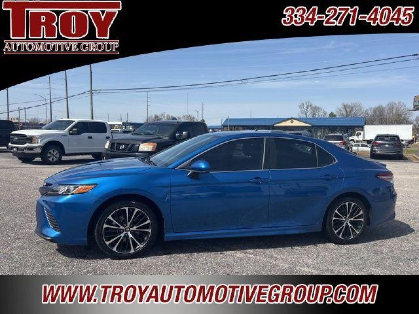2019 Galactic Aqua Mica /Black Toyota Camry SE (4T1B11HK6KU) with an 2.5L I4 DOHC 16V engine, Automatic transmission, located at 6812 Atlanta Hwy, Montgomery, AL, 36117, (334) 271-4045, 32.382118, -86.178673 - Photo#0