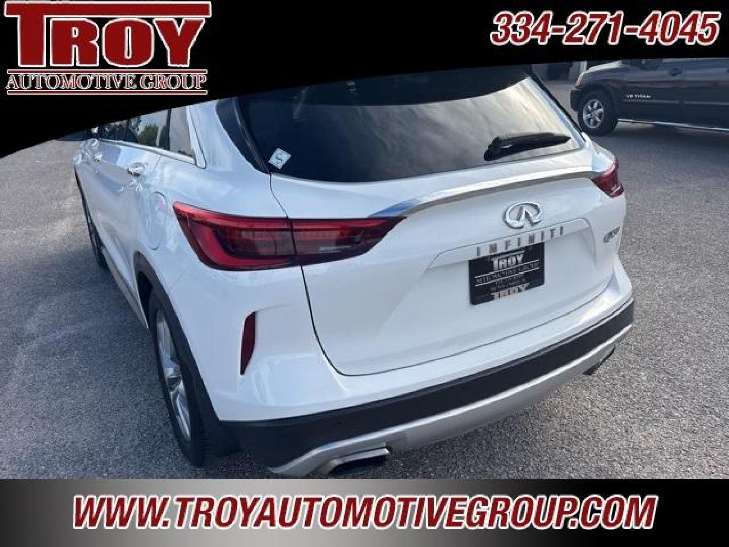 2020 Lunar White /Graphite INFINITI QX50 LUXE (3PCAJ5M1XLF) with an I4 engine, CVT transmission, located at 6812 Atlanta Hwy, Montgomery, AL, 36117, (334) 271-4045, 32.382118, -86.178673 - Photo#16