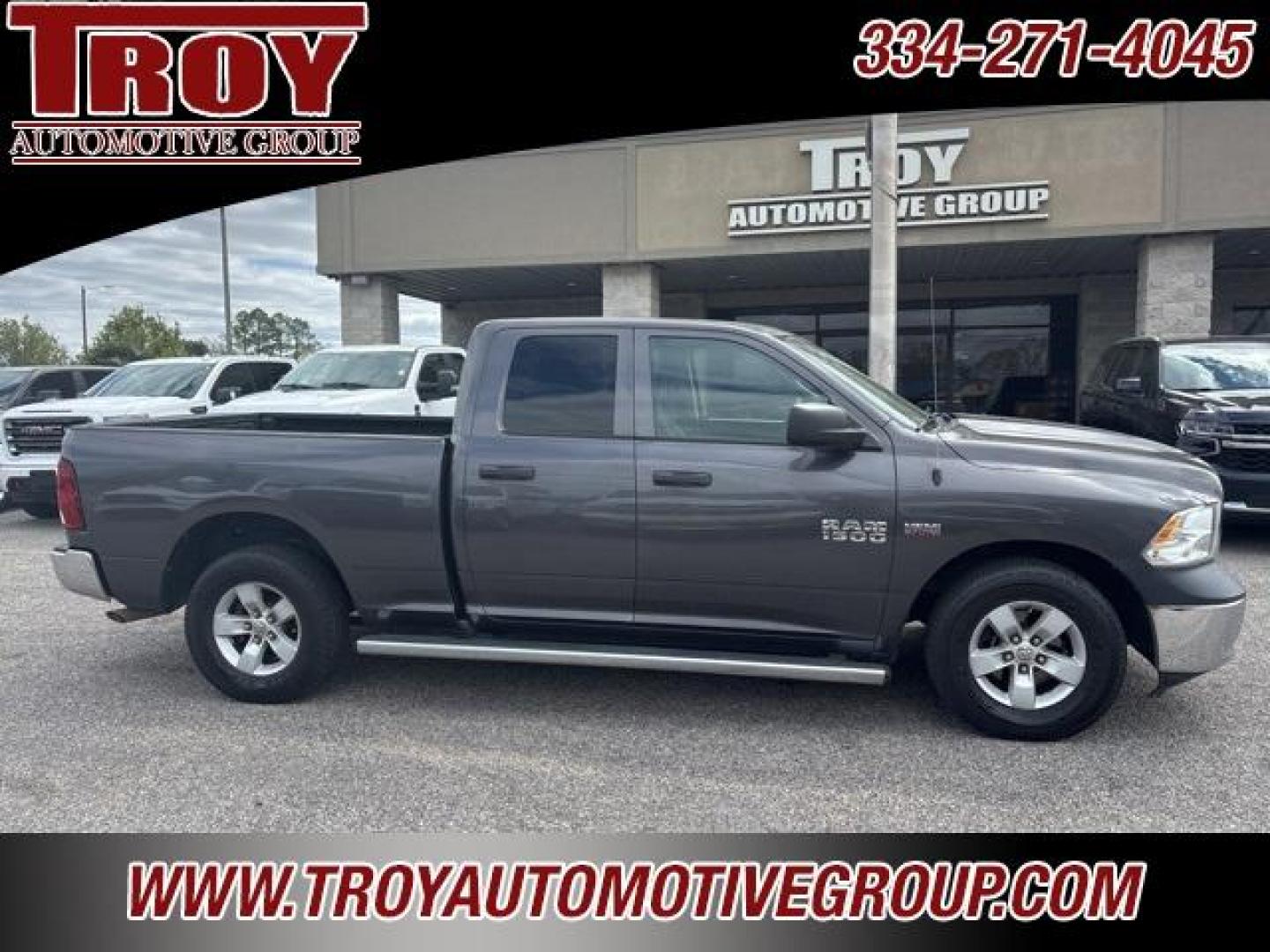 2016 Granite Crystal Metallic Clearcoat /Black Ram 1500 Tradesman (1C6RR6FT5GS) with an HEMI 5.7L V8 Multi Displacement VVT engine, Automatic transmission, located at 6812 Atlanta Hwy, Montgomery, AL, 36117, (334) 271-4045, 32.382118, -86.178673 - Photo#9