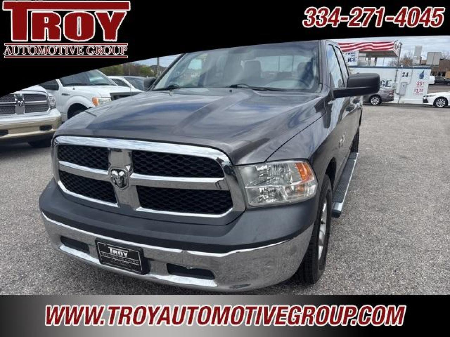 2016 Granite Crystal Metallic Clearcoat /Black Ram 1500 Tradesman (1C6RR6FT5GS) with an HEMI 5.7L V8 Multi Displacement VVT engine, Automatic transmission, located at 6812 Atlanta Hwy, Montgomery, AL, 36117, (334) 271-4045, 32.382118, -86.178673 - Photo#4