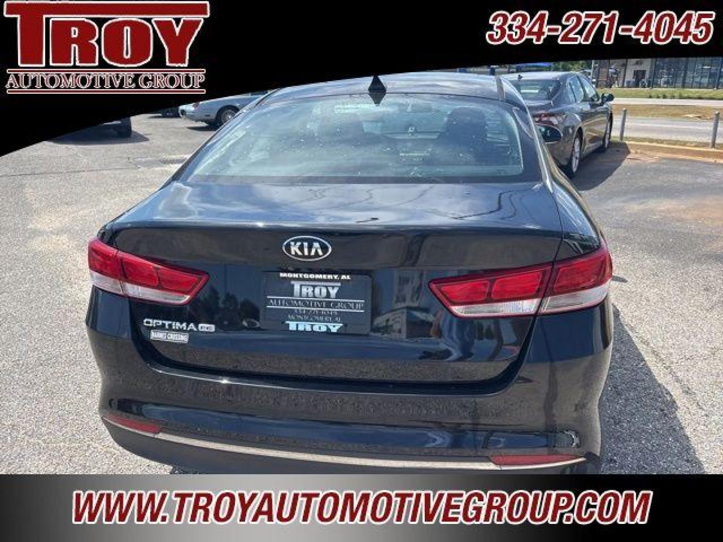 2016 Ebony Black /Black Kia Optima LX (5XXGT4L35GG) with an 2.4L I4 DGI DOHC engine, Automatic transmission, located at 6812 Atlanta Hwy, Montgomery, AL, 36117, (334) 271-4045, 32.382118, -86.178673 - Recent Arrival! New Price!<br>Alloys!!<br>Just Serviced!!<br><br>Ebony Black 2016 Kia Optima LX FWD 2.4L I4 DGI DOHC 6-Speed Automatic with Sportmatic<br><br>Financing Available---Top Value for Trades.<br><br>Odometer is 5000 miles below market average! 24/35 City/Highway MPG<br><br><br>Awards:<br> - Photo#13