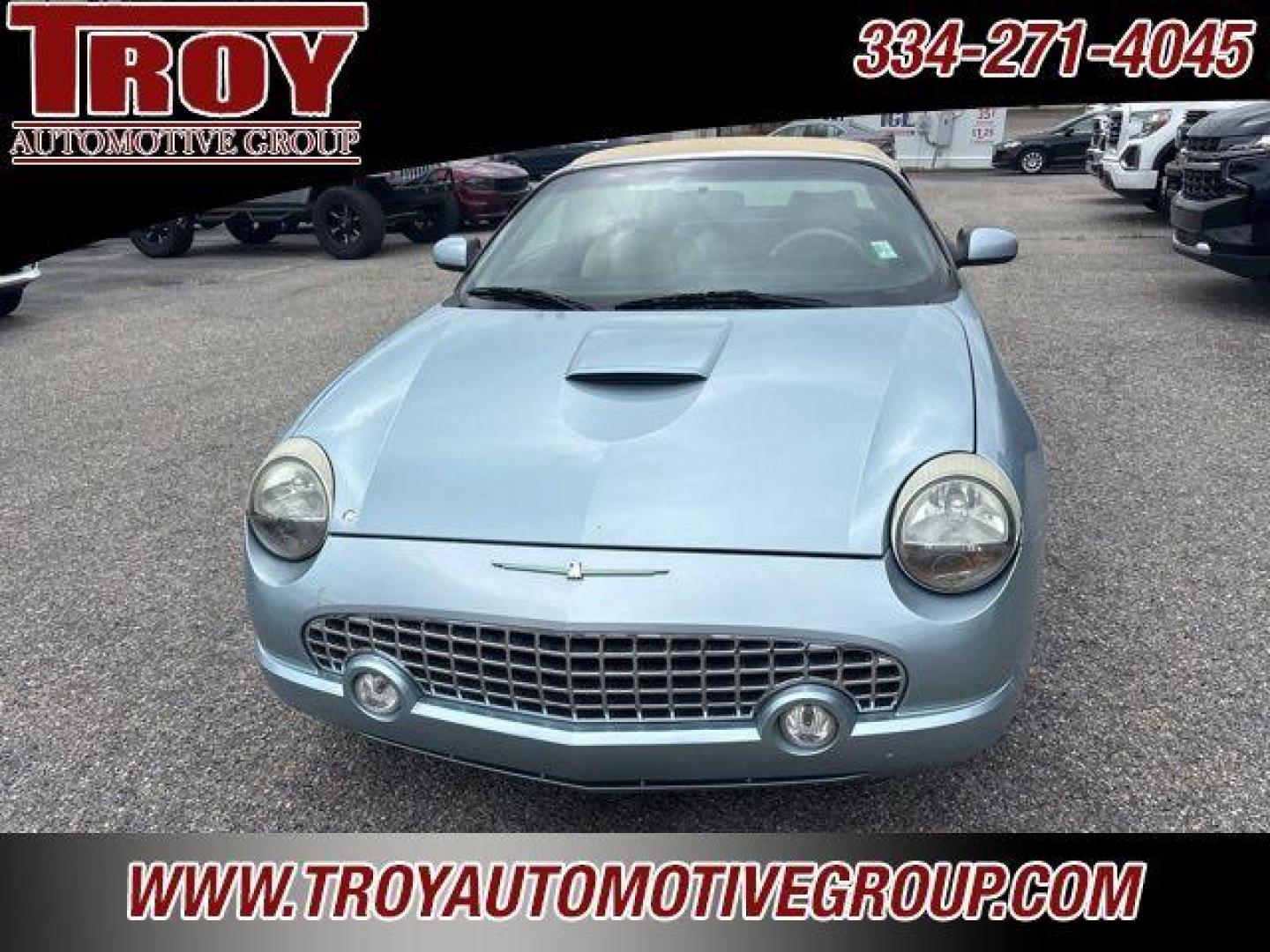 2004 Light Ice Blue Metallic /Light Sand Ford Thunderbird Base (1FAHP60A44Y) with an 3.9L V8 DOHC 32V engine, Automatic transmission, located at 6812 Atlanta Hwy, Montgomery, AL, 36117, (334) 271-4045, 32.382118, -86.178673 - Power Top!!<br>Heated Seats!!<br>Keyless Entry!! - Photo#5