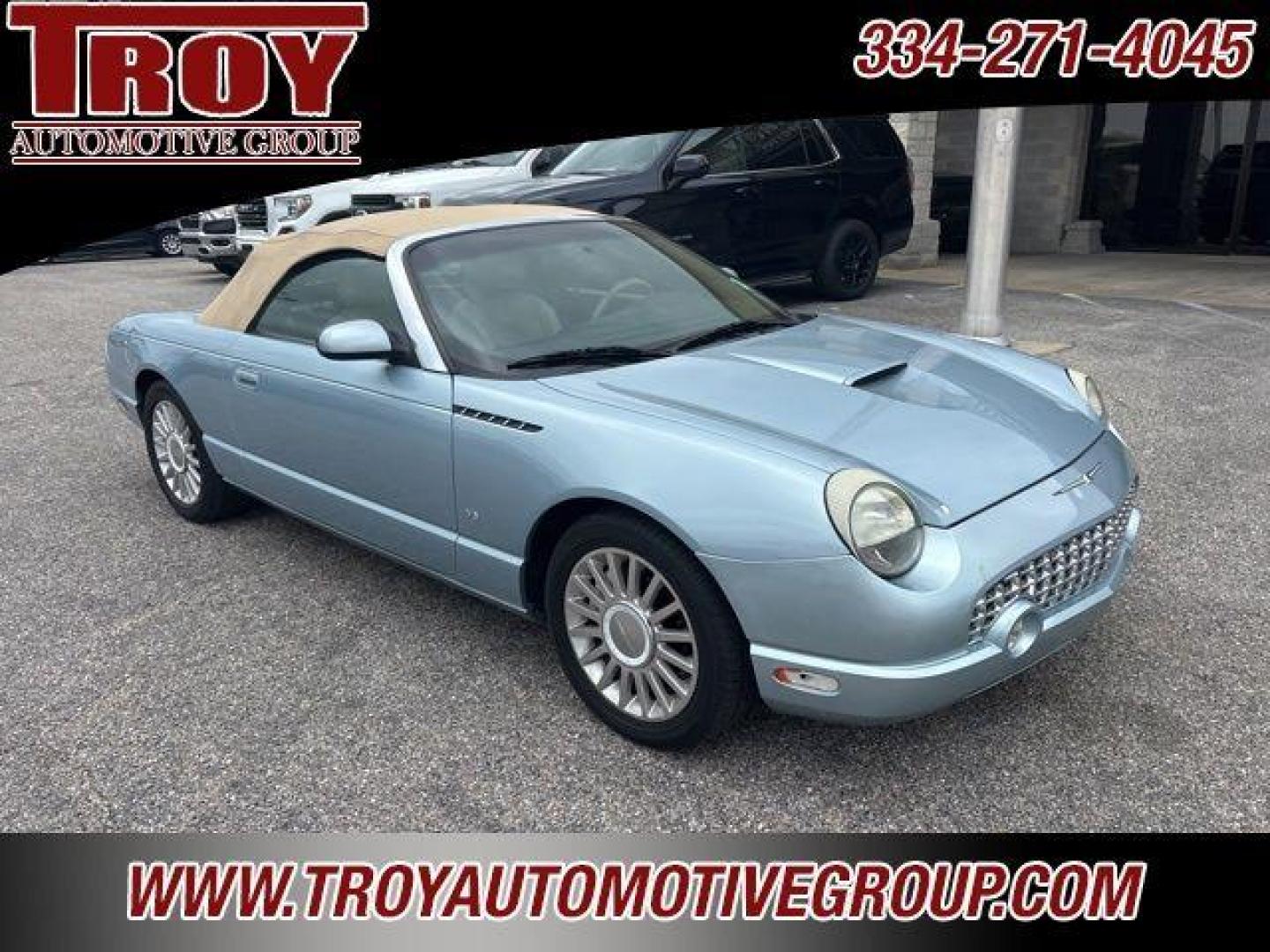 2004 Light Ice Blue Metallic /Light Sand Ford Thunderbird Base (1FAHP60A44Y) with an 3.9L V8 DOHC 32V engine, Automatic transmission, located at 6812 Atlanta Hwy, Montgomery, AL, 36117, (334) 271-4045, 32.382118, -86.178673 - Power Top!!<br>Heated Seats!!<br>Keyless Entry!! - Photo#7
