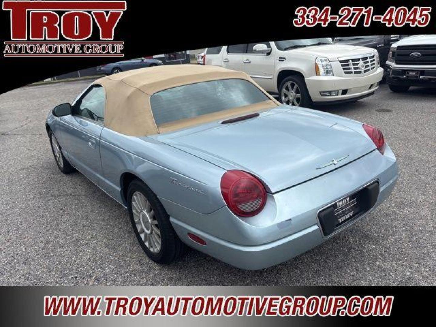 2004 Light Ice Blue Metallic /Light Sand Ford Thunderbird Base (1FAHP60A44Y) with an 3.9L V8 DOHC 32V engine, Automatic transmission, located at 6812 Atlanta Hwy, Montgomery, AL, 36117, (334) 271-4045, 32.382118, -86.178673 - Power Top!!<br>Heated Seats!!<br>Keyless Entry!! - Photo#12