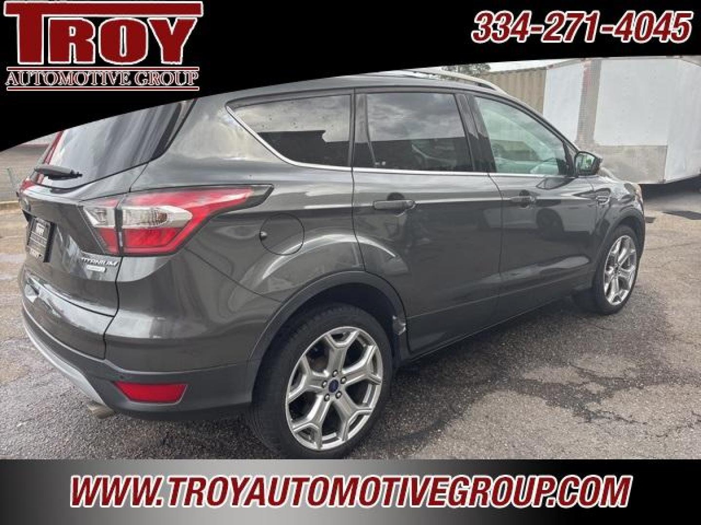 2017 Magnetic /Medium Light Stone Ford Escape Titanium (1FMCU0JD9HU) with an 1.5L EcoBoost engine, Automatic transmission, located at 6812 Atlanta Hwy, Montgomery, AL, 36117, (334) 271-4045, 32.382118, -86.178673 - Photo#6