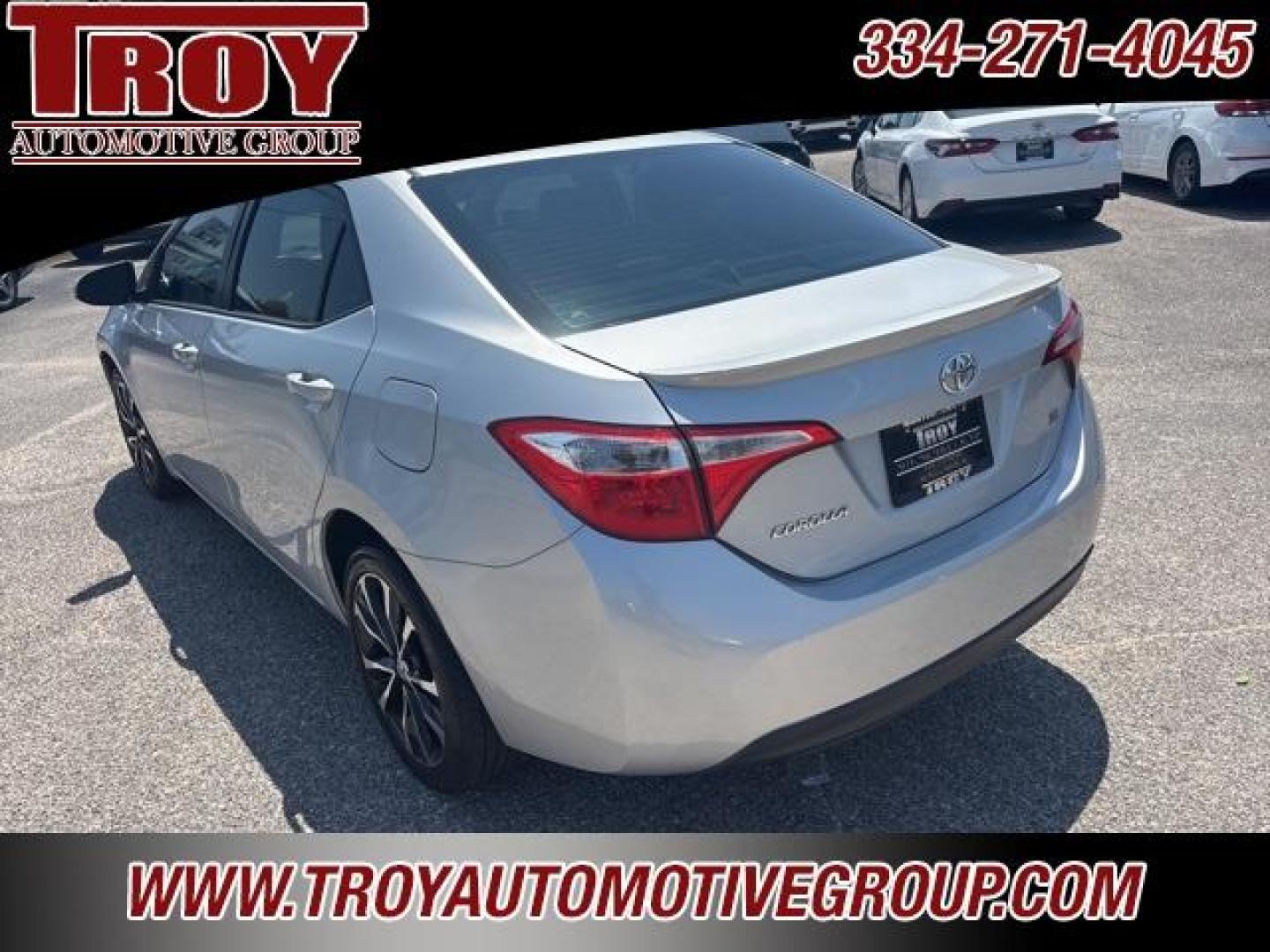 2016 Classic Silver Metallic /Amber/Black Toyota Corolla S (2T1BURHEXGC) with an 1.8L I4 DOHC Dual VVT-i engine, Automatic transmission, located at 6812 Atlanta Hwy, Montgomery, AL, 36117, (334) 271-4045, 32.382118, -86.178673 - Photo#14