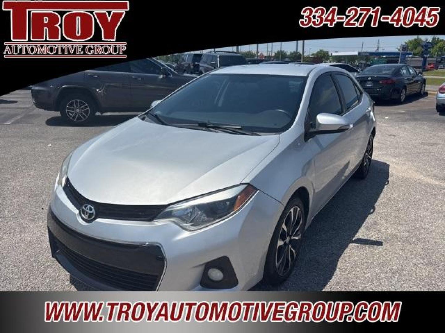 2016 Classic Silver Metallic /Amber/Black Toyota Corolla S (2T1BURHEXGC) with an 1.8L I4 DOHC Dual VVT-i engine, Automatic transmission, located at 6812 Atlanta Hwy, Montgomery, AL, 36117, (334) 271-4045, 32.382118, -86.178673 - Photo#5