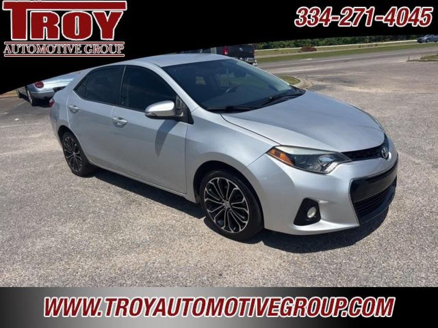 2016 Classic Silver Metallic /Amber/Black Toyota Corolla S (2T1BURHEXGC) with an 1.8L I4 DOHC Dual VVT-i engine, Automatic transmission, located at 6812 Atlanta Hwy, Montgomery, AL, 36117, (334) 271-4045, 32.382118, -86.178673 - Photo#8