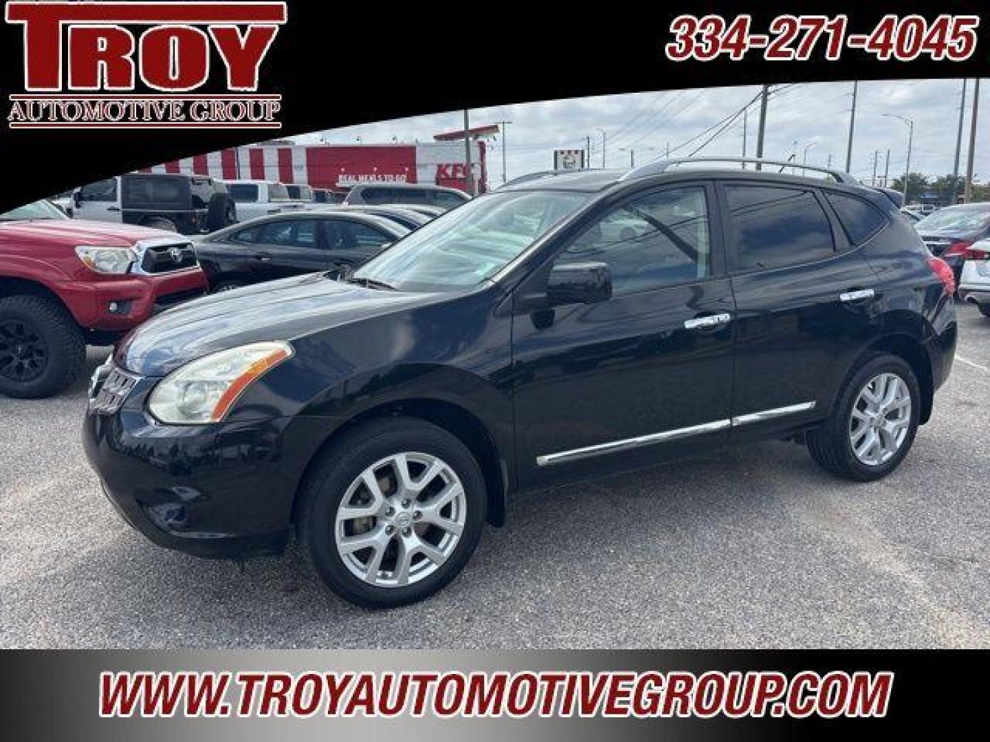 2012 Super Black /Black Nissan Rogue SL (JN8AS5MT9CW) with an 2.5L I4 DOHC 16V engine, CVT transmission, located at 6812 Atlanta Hwy, Montgomery, AL, 36117, (334) 271-4045, 32.382118, -86.178673 - Super Black 2012 Nissan Rogue SL FWD 2.5L I4 DOHC 16V CVT<br><br>Financing Available---Top Value for Trades.<br><br>23/28 City/Highway MPG - Photo#3