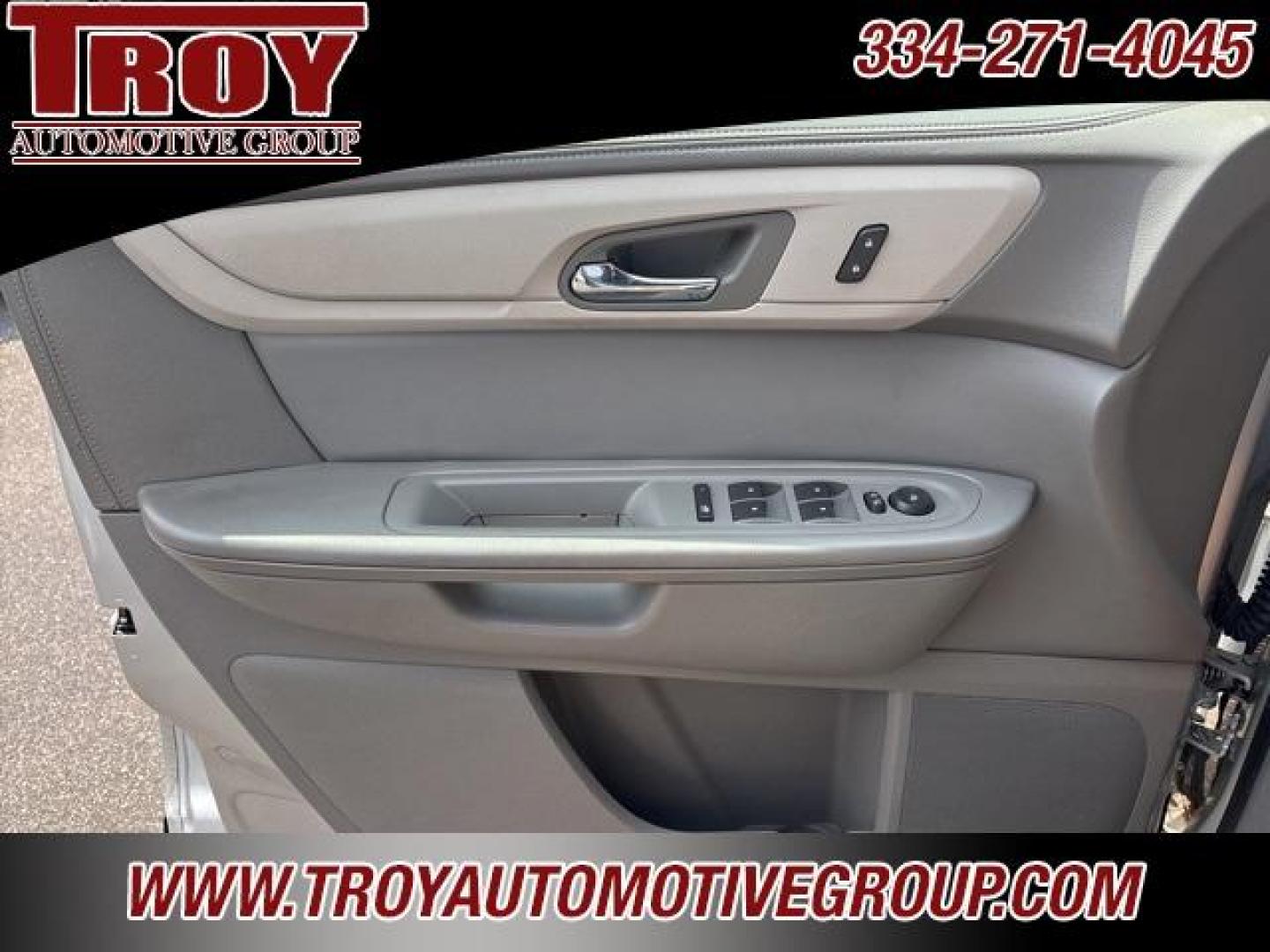 2016 Silver Ice Metallic /Dark Titanium/Light Titanium Chevrolet Traverse LS (1GNKRFED6GJ) with an 3.6L V6 SIDI engine, Automatic transmission, located at 6812 Atlanta Hwy, Montgomery, AL, 36117, (334) 271-4045, 32.382118, -86.178673 - 3rd Seat!!<br>Tow Package!!<br>Back Up Camera!! - Photo#27