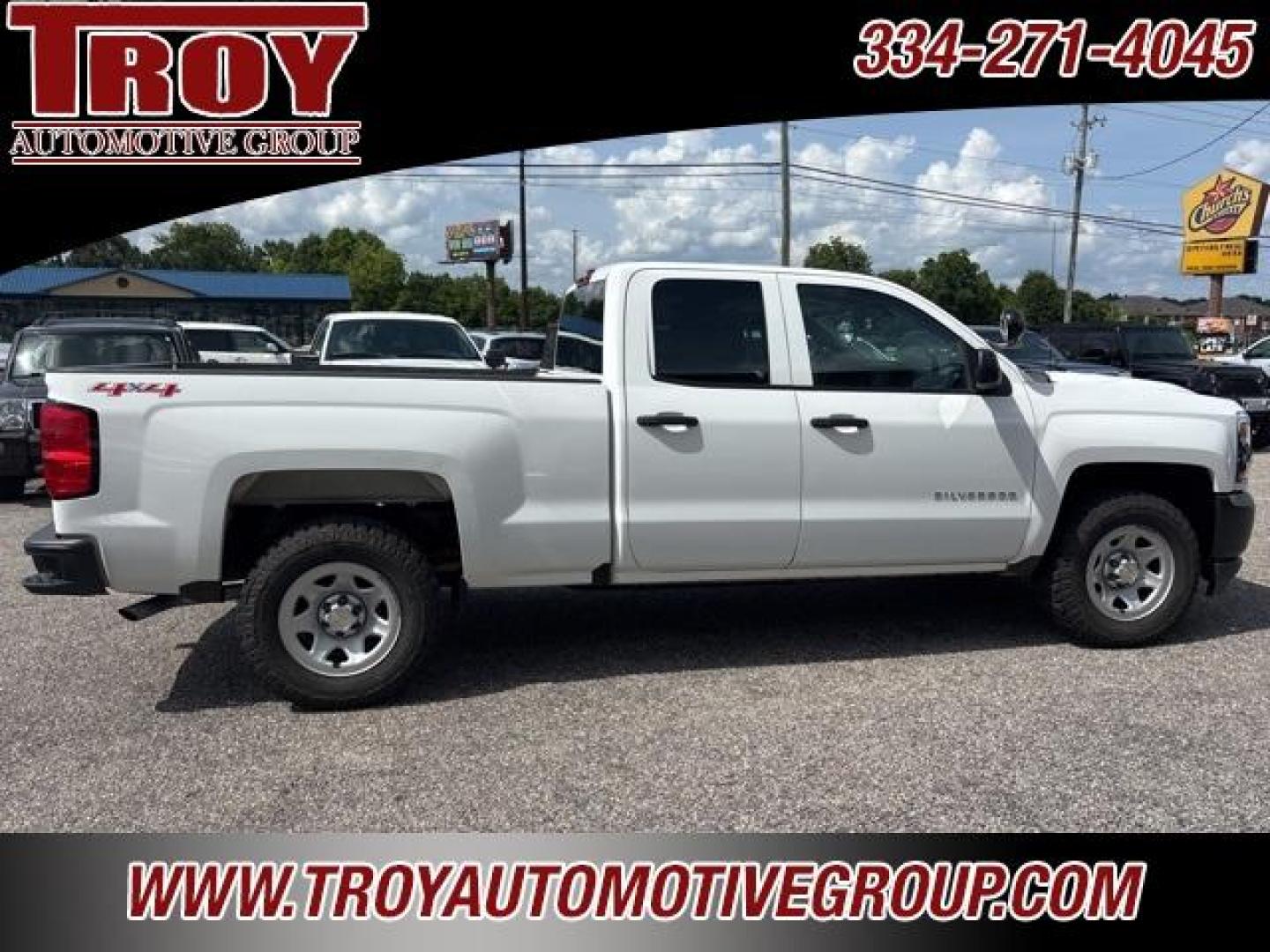 2016 Summit White /Dark Ash With Jet Black Interior Accents Chevrolet Silverado 1500 WT (1GCVKNEC7GZ) with an EcoTec3 5.3L V8 engine, Automatic transmission, located at 6812 Atlanta Hwy, Montgomery, AL, 36117, (334) 271-4045, 32.382118, -86.178673 - Summit White 2016 Chevrolet Silverado 1500 WT 4WD EcoTec3 5.3L V8 6-Speed Automatic Electronic with Overdrive<br><br>Financing Available---Top Value for Trades.<br><br>Odometer is 57016 miles below market average! - Photo#2