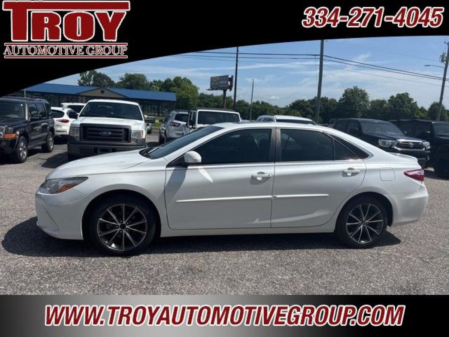 2017 Blizzard Pearl /Black Toyota Camry (4T1BF1FK4HU) with an 2.5L I4 SMPI DOHC engine, Automatic transmission, located at 6812 Atlanta Hwy, Montgomery, AL, 36117, (334) 271-4045, 32.382118, -86.178673 - Power Sunroof!! - Photo#2