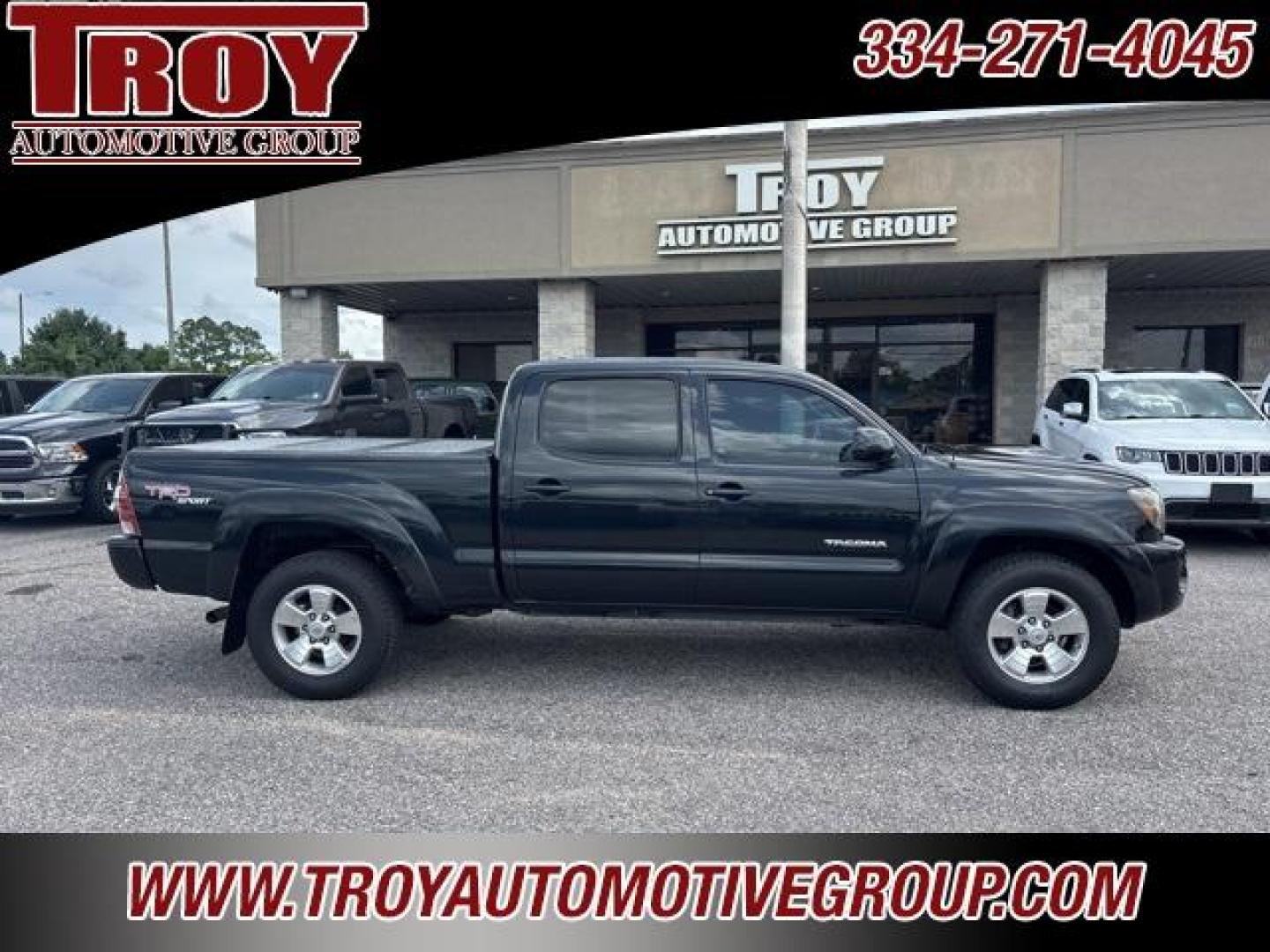 2009 Black Sand Pearl /Graphite Toyota Tacoma PreRunner (3TMKU72NX9M) with an 4.0L V6 SMPI DOHC engine, Automatic transmission, located at 6812 Atlanta Hwy, Montgomery, AL, 36117, (334) 271-4045, 32.382118, -86.178673 - 1-Owner!!<br>TRD Sport Package!!<br>Tow Package!!<br>All Power Options!!<br>New BF Goodrich Tires!!<br>Remote Entry w/2-Master Keys <br>Back Up Camera!!<br>Paint faded on roof. - Photo#1