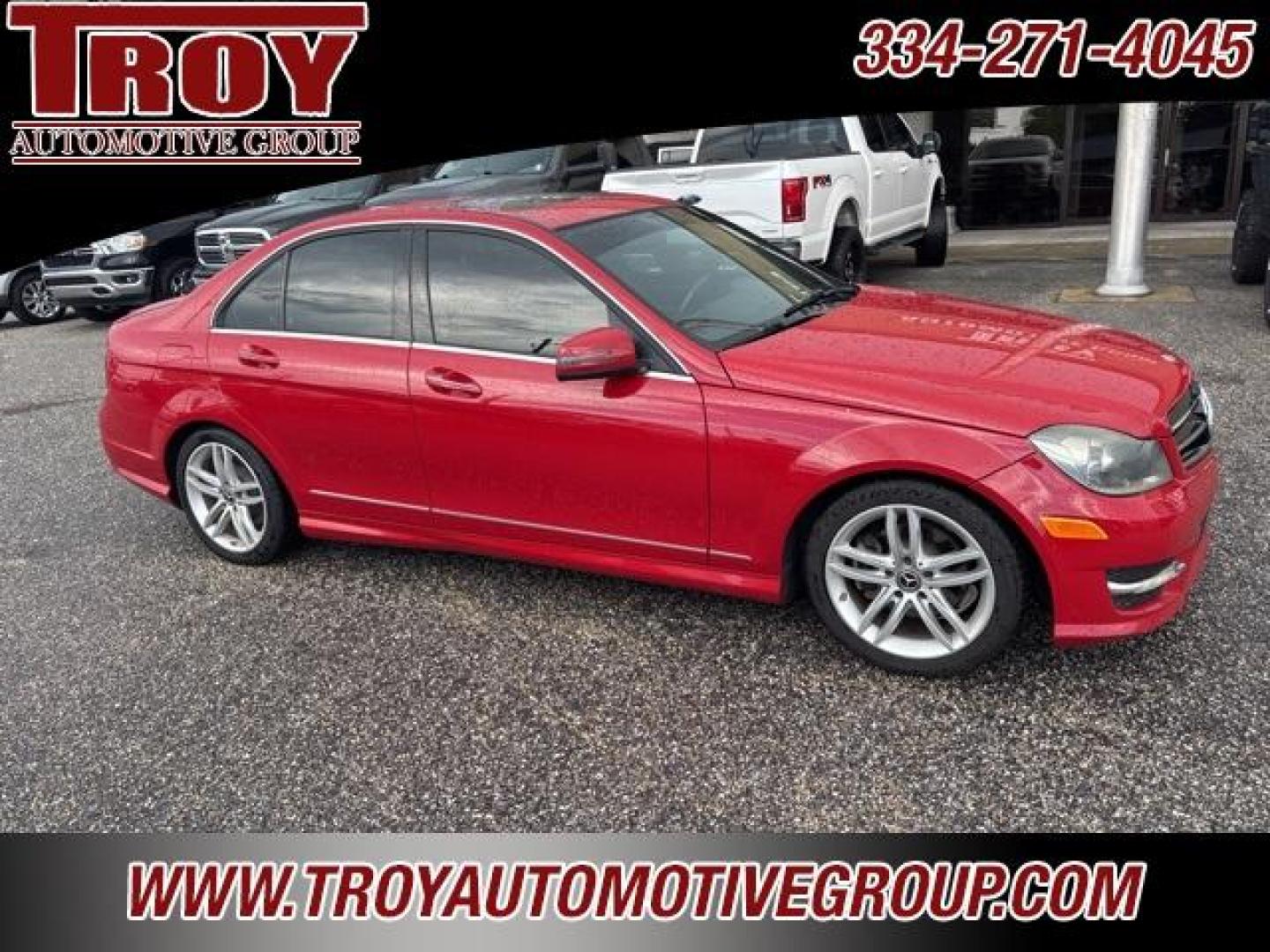 2014 Mars Red /Black Mercedes-Benz C-Class C 250 (WDDGF4HB8EA) with an 1.8L I4 DOHC 16V engine, Automatic transmission, located at 6812 Atlanta Hwy, Montgomery, AL, 36117, (334) 271-4045, 32.382118, -86.178673 - Mars Red 2014 Mercedes-Benz C-Class C 250 RWD 1.8L I4 DOHC 16V 7G-TRONIC PLUS 7-Speed Automatic<br><br>Financing Available---Top Value for Trades.<br><br>22/31 City/Highway MPG - Photo#1