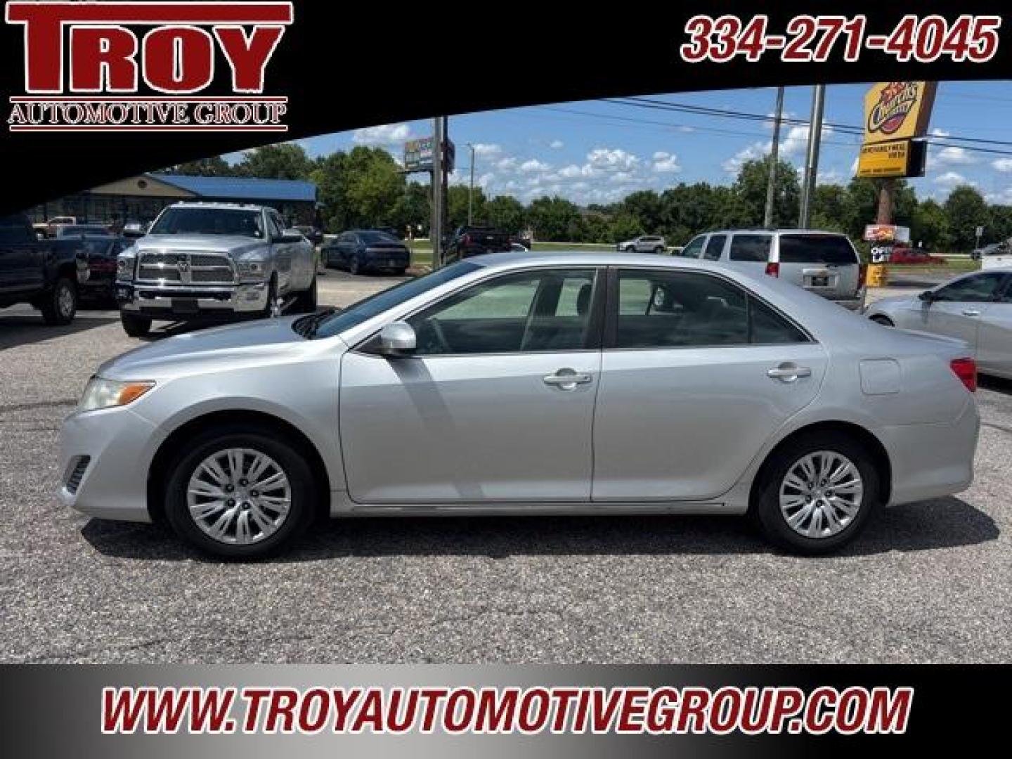 2012 Classic Silver Metallic /Ash Toyota Camry (4T1BF1FK9CU) with an 2.5L I4 SMPI DOHC engine, Automatic transmission, located at 6812 Atlanta Hwy, Montgomery, AL, 36117, (334) 271-4045, 32.382118, -86.178673 - Silver 2012 Toyota Camry FWD 2.5L I4 SMPI DOHC 6-Speed Automatic<br><br>Financing Available---Top Value for Trades.<br><br>Odometer is 23074 miles below market average! 25/35 City/Highway MPG<br><br><br>Awards:<br> * 2012 KBB.com 10 Most Comfortable Cars Under $30,000 * 2012 KBB.com 10 Best Sedan - Photo#1