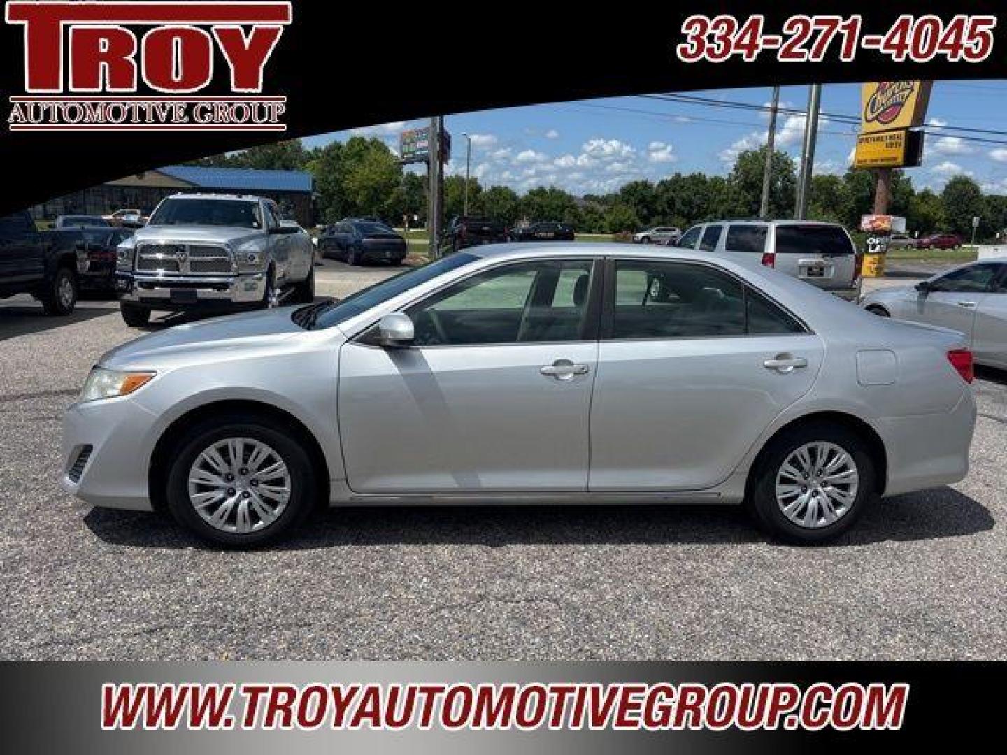 2012 Classic Silver Metallic /Ash Toyota Camry LE (4T1BF1FK9CU) with an 2.5L I4 SMPI DOHC engine, Automatic transmission, located at 6812 Atlanta Hwy, Montgomery, AL, 36117, (334) 271-4045, 32.382118, -86.178673 - Photo#0
