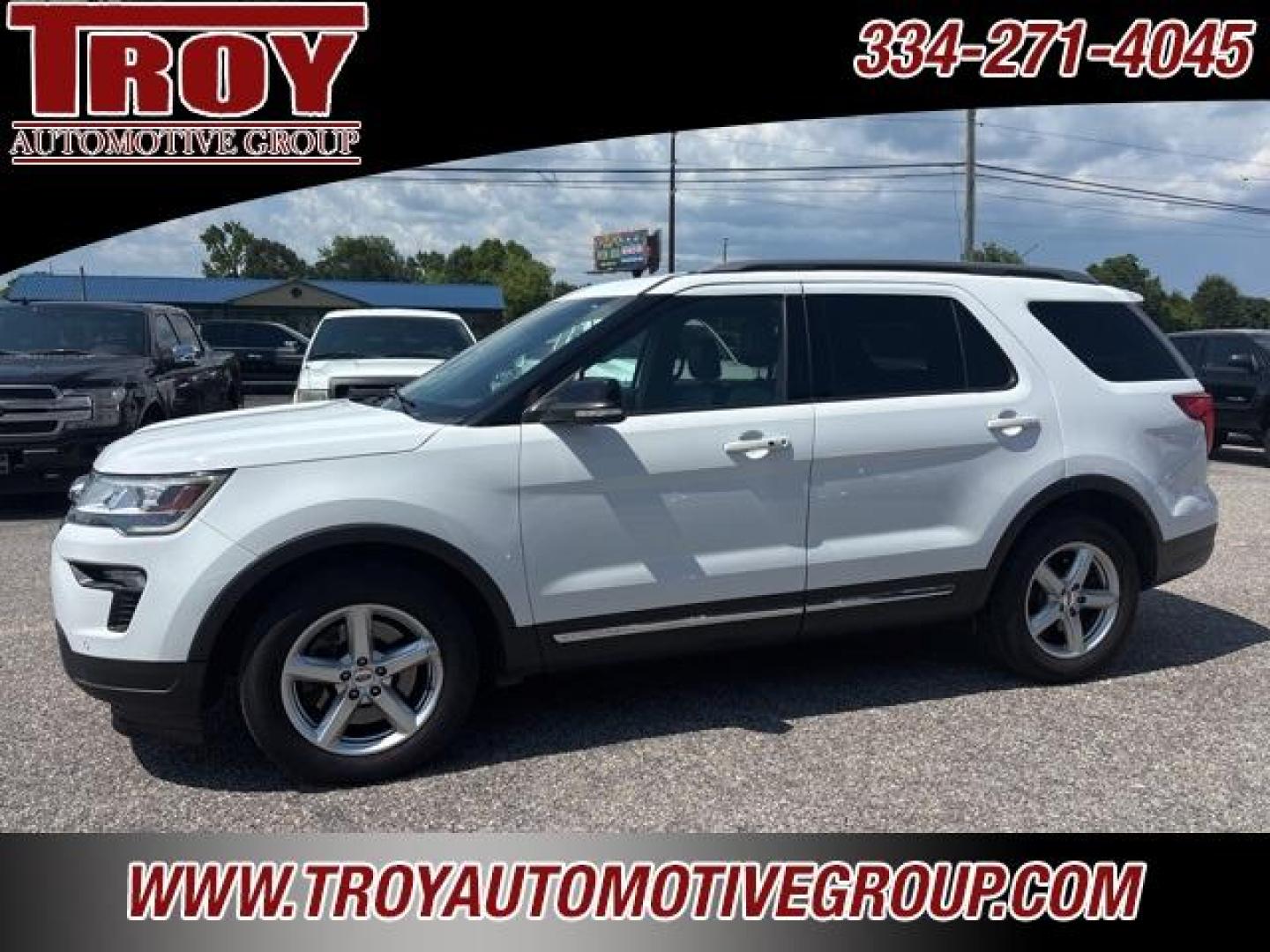 2018 Oxford White /Ebony Black Ford Explorer XLT (1FM5K7D8XJG) with an 3.5L V6 Ti-VCT engine, Automatic transmission, located at 6812 Atlanta Hwy, Montgomery, AL, 36117, (334) 271-4045, 32.382118, -86.178673 - 2nd Row Buckets!!<br>3rd Seat!!<br>Heated Leather Seats!!<br>2-Masters Keys w/Remote Start!!<br><br>Recent Arrival! Priced below KBB Fair Purchase Price!<br><br>Oxford White 2018 Ford Explorer XLT FWD 3.5L V6 Ti-VCT 6-Speed Automatic with Select-Shift<br><br>Financing Available---Top Value for Trade - Photo#3