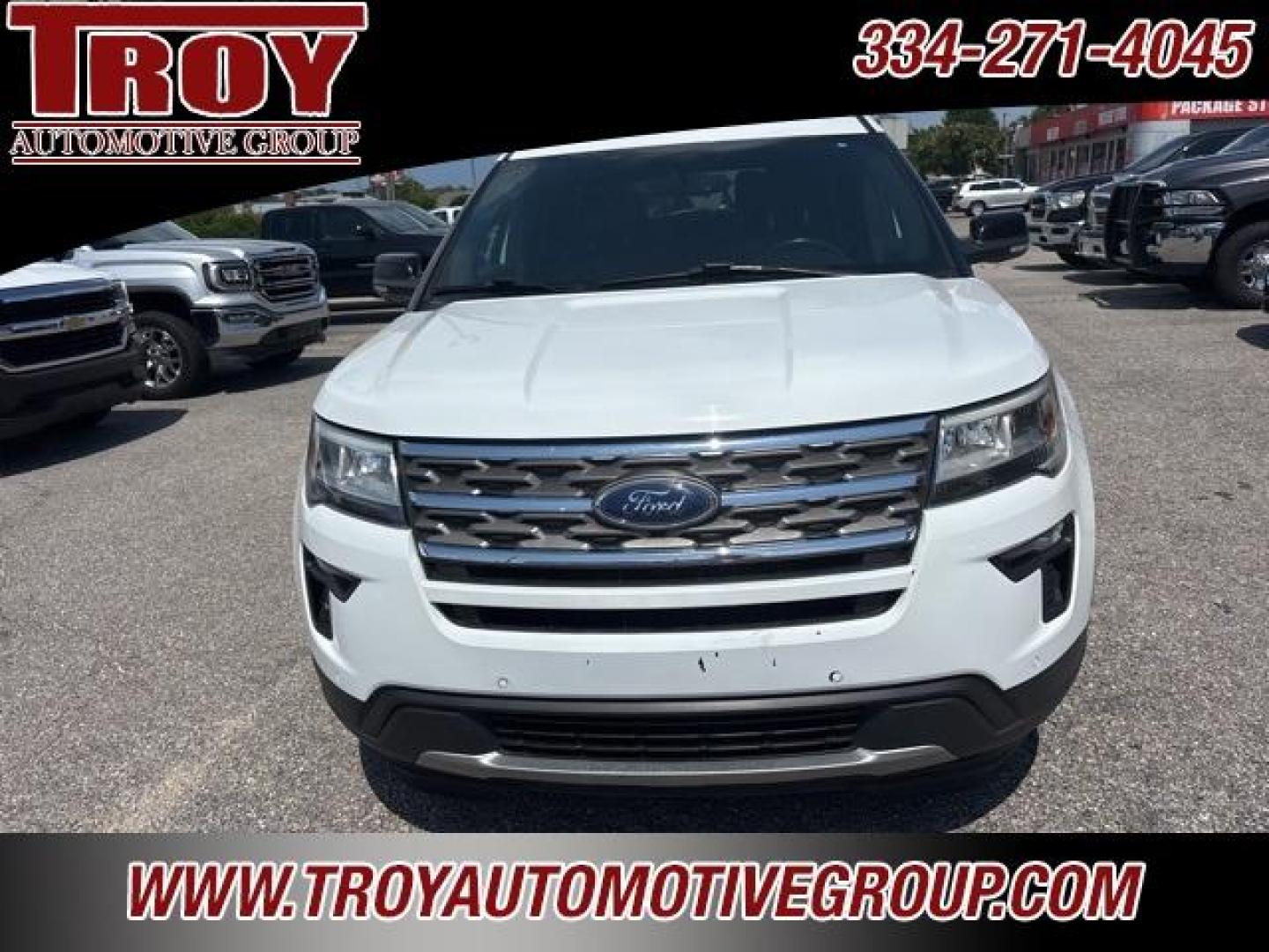 2018 Oxford White /Ebony Black Ford Explorer XLT (1FM5K7D8XJG) with an 3.5L V6 Ti-VCT engine, Automatic transmission, located at 6812 Atlanta Hwy, Montgomery, AL, 36117, (334) 271-4045, 32.382118, -86.178673 - 2nd Row Buckets!!<br>3rd Seat!!<br>Heated Leather Seats!!<br>2-Masters Keys w/Remote Start!!<br><br>Recent Arrival! Priced below KBB Fair Purchase Price!<br><br>Oxford White 2018 Ford Explorer XLT FWD 3.5L V6 Ti-VCT 6-Speed Automatic with Select-Shift<br><br>Financing Available---Top Value for Trade - Photo#7