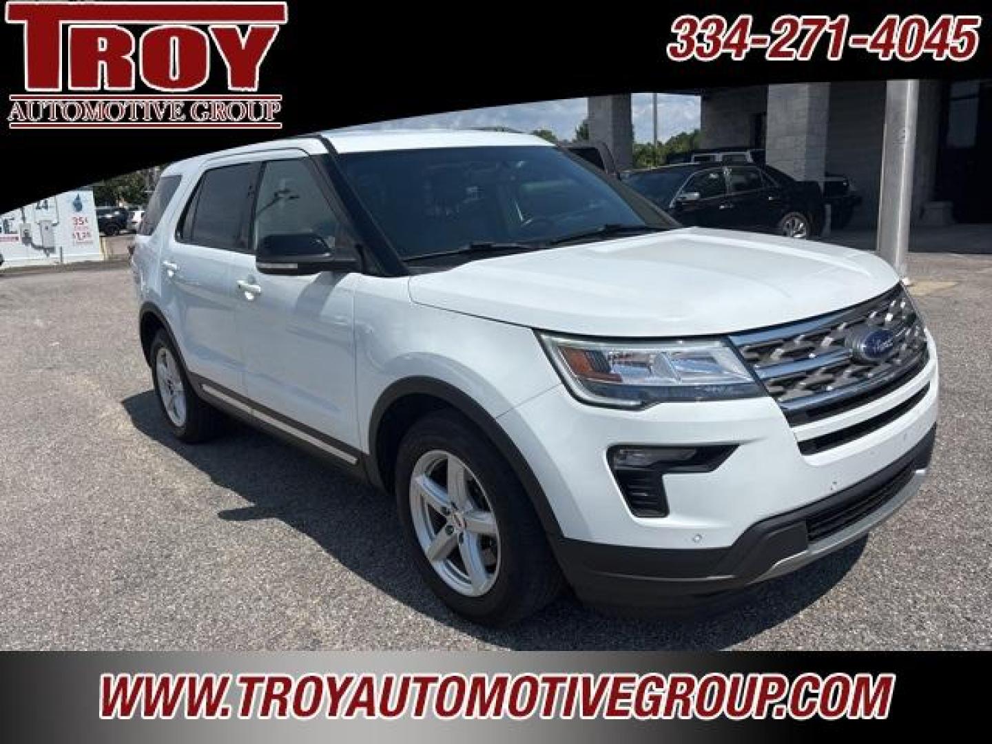 2018 Oxford White /Ebony Black Ford Explorer XLT (1FM5K7D8XJG) with an 3.5L V6 Ti-VCT engine, Automatic transmission, located at 6812 Atlanta Hwy, Montgomery, AL, 36117, (334) 271-4045, 32.382118, -86.178673 - 2nd Row Buckets!!<br>3rd Seat!!<br>Heated Leather Seats!!<br>2-Masters Keys w/Remote Start!!<br><br>Recent Arrival! Priced below KBB Fair Purchase Price!<br><br>Oxford White 2018 Ford Explorer XLT FWD 3.5L V6 Ti-VCT 6-Speed Automatic with Select-Shift<br><br>Financing Available---Top Value for Trade - Photo#9