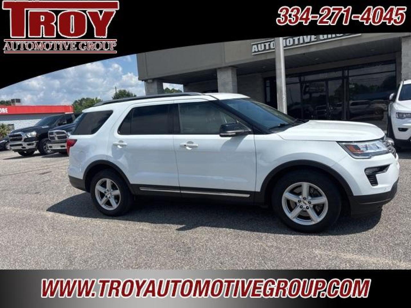 2018 Oxford White /Ebony Black Ford Explorer XLT (1FM5K7D8XJG) with an 3.5L V6 Ti-VCT engine, Automatic transmission, located at 6812 Atlanta Hwy, Montgomery, AL, 36117, (334) 271-4045, 32.382118, -86.178673 - 2nd Row Buckets!!<br>3rd Seat!!<br>Heated Leather Seats!!<br>2-Masters Keys w/Remote Start!!<br><br>Recent Arrival! Priced below KBB Fair Purchase Price!<br><br>Oxford White 2018 Ford Explorer XLT FWD 3.5L V6 Ti-VCT 6-Speed Automatic with Select-Shift<br><br>Financing Available---Top Value for Trade - Photo#11