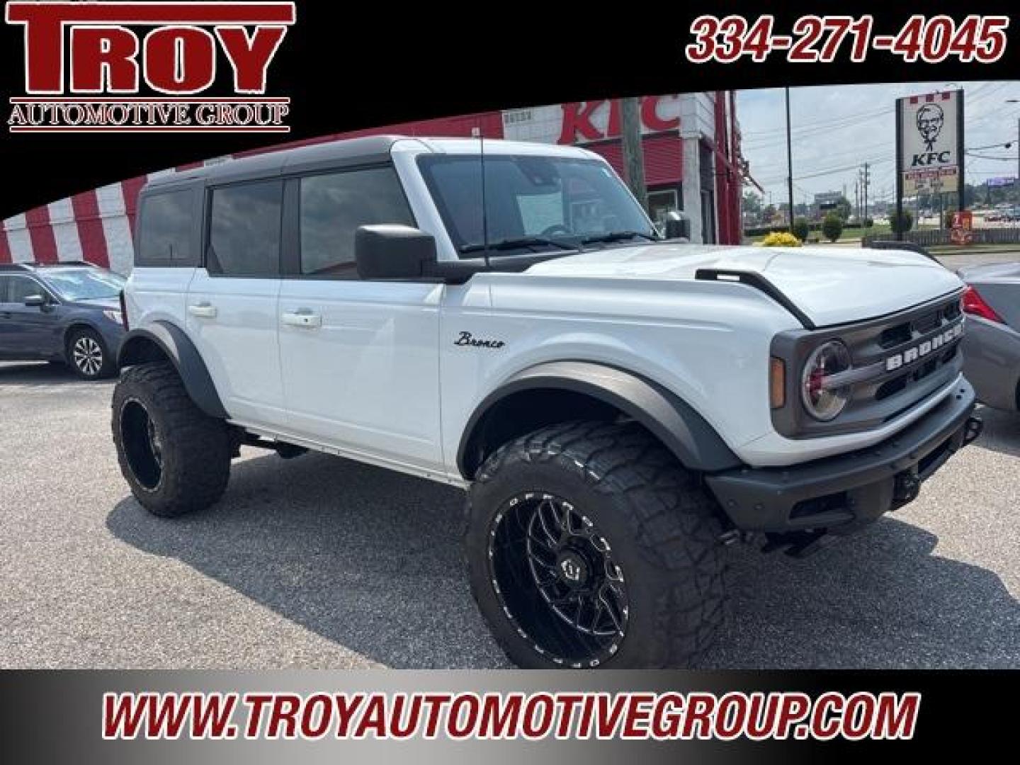 2022 Oxford White /Dark Gray W/Black Onyx Ford Bronco Big Bend (1FMDE5DH1NL) with an 2.3L EcoBoost I-4 engine, Automatic transmission, located at 6812 Atlanta Hwy, Montgomery, AL, 36117, (334) 271-4045, 32.382118, -86.178673 - Recent Arrival!<br>TIS 20 FORGED WHEELS!!<br>1-Owner!!<br>Sasquatch Package!!<br>Lift Kit!<br>Heated Seats!! <br>Remote Start w/2-Master Keys!!<br>LED Signature Lighting!!<br><br>Oxford White 2022 Ford Bronco Big Bend 4WD 2.3L EcoBoost I-4 10-Speed Automatic<br><br>Financing Available---Top Value fo - Photo#18