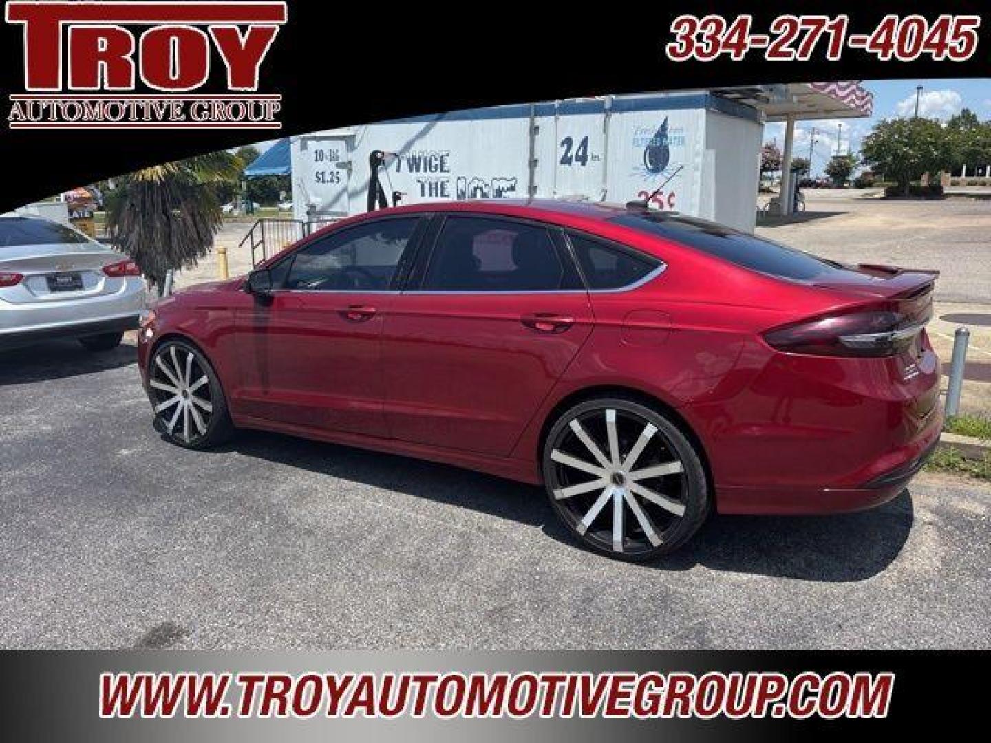 2017 Ruby Red Metallic /Medium Light Stone Ford Fusion SE (3FA6P0H73HR) with an 2.5L iVCT engine, Automatic transmission, located at 6812 Atlanta Hwy, Montgomery, AL, 36117, (334) 271-4045, 32.382118, -86.178673 - Ruby Red Metallic 2017 Ford Fusion SE FWD 2.5L iVCT 6-Speed Automatic<br><br>Financing Available---Top Value for Trades.<br><br>Odometer is 47061 miles below market average! 21/32 City/Highway MPG<br><br><br>Awards:<br> * 2017 IIHS Top Safety Pick, Top Safety Pick+ * 2017 KBB.com 10 Best Sedans U - Photo#2