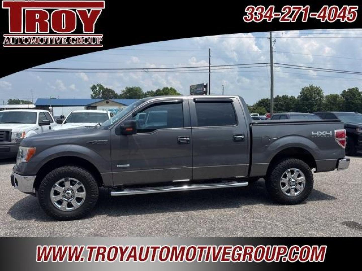 2013 Sterling Gray Metallic /Steel Gray Ford F-150 XLT (1FTFW1ET5DF) with an 3.5L V6 engine, Automatic transmission, located at 6812 Atlanta Hwy, Montgomery, AL, 36117, (334) 271-4045, 32.382118, -86.178673 - 1-Owner!!<br>Power Driver Seat!!<br>Off Road Package!!<br>Tow Package!!<br>2-Master Remote Entry Keys!!<br>Seat Covers!!<br>Nitto Trail Grappler Tires!!<br>Husky Floor Mats! - Photo#0