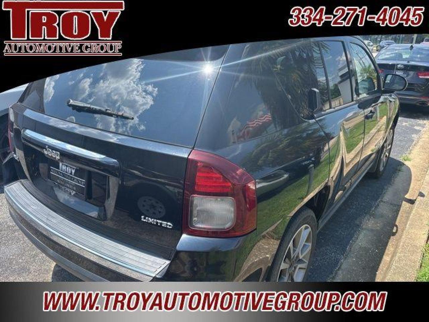 2014 Black Clearcoat /Lt Pebble Beige/Dk Slate Jeep Compass Limited (1C4NJDCB8ED) with an 2.4L I4 DOHC 16V Dual VVT engine, Automatic transmission, located at 6812 Atlanta Hwy, Montgomery, AL, 36117, (334) 271-4045, 32.382118, -86.178673 - Power Sunroof!!<br><br><br> Compass Limited 4WD 2.4L I4 DOHC 16V Dual VVT 6-Speed Automatic<br><br>Financing Available---Top Value for Trades.<br><br>Odometer is 20723 miles below market average! 21/27 City/Highway MPG<br><br><br>Reviews:<br> * If youre looking for a compact and fuel-efficient smal - Photo#4