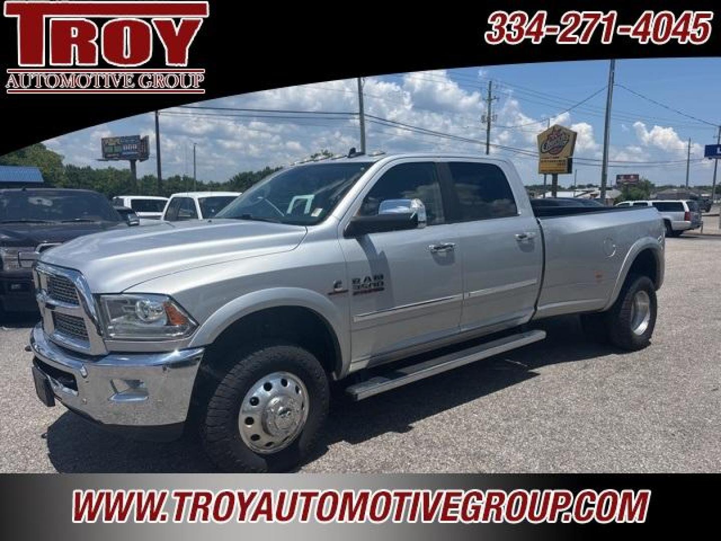 2018 Bright Silver Metallic Clearcoat /Black Ram 3500 Laramie (3C63RRJL3JG) with an Cummins 6.7L I6 Turbodiesel engine, Automatic transmission, located at 6812 Atlanta Hwy, Montgomery, AL, 36117, (334) 271-4045, 32.382118, -86.178673 - Brand New Tires!!<br>Just Serviced!!<br><br>Recent Arrival! Priced below KBB Fair Purchase Price!<br><br>Bright Silver Metallic Clearcoat 2018 Ram 3500 Laramie 4WD Cummins 6.7L I6 Turbodiesel Aisin 6-Speed Automatic<br><br>Financing Available---Top Value for Trades.<br><br>Odometer is 39994 miles be - Photo#10