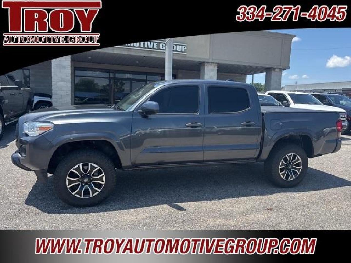 2022 Gray /Cement Toyota Tacoma (3TMCZ5AN0NM) with an 3.5L V6 PDI DOHC 24V LEV3-ULEV70 278hp engine, Automatic transmission, located at 6812 Atlanta Hwy, Montgomery, AL, 36117, (334) 271-4045, 32.382118, -86.178673 - Photo#2