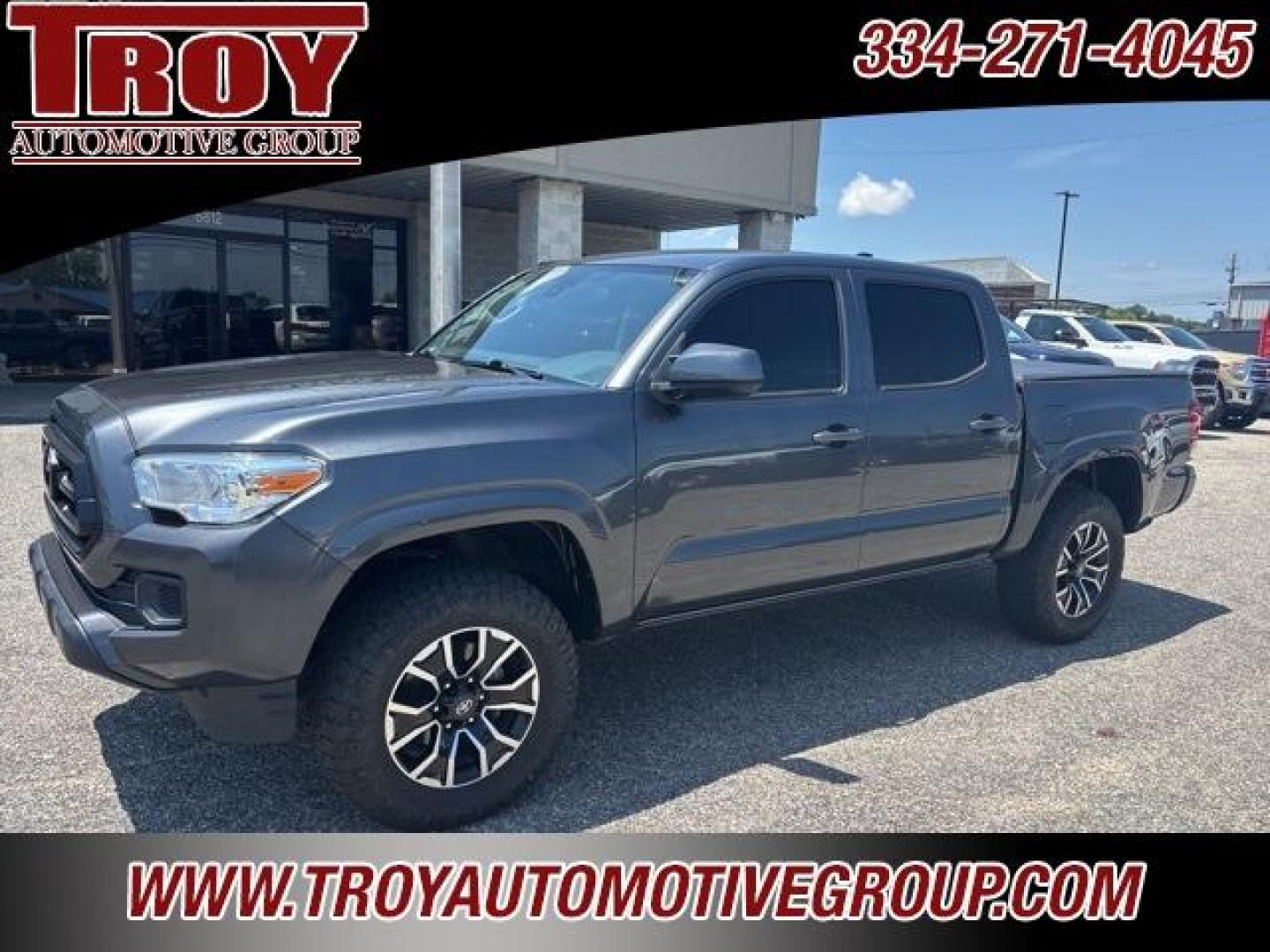 2022 Gray /Cement Toyota Tacoma (3TMCZ5AN0NM) with an 3.5L V6 PDI DOHC 24V LEV3-ULEV70 278hp engine, Automatic transmission, located at 6812 Atlanta Hwy, Montgomery, AL, 36117, (334) 271-4045, 32.382118, -86.178673 - Photo#3