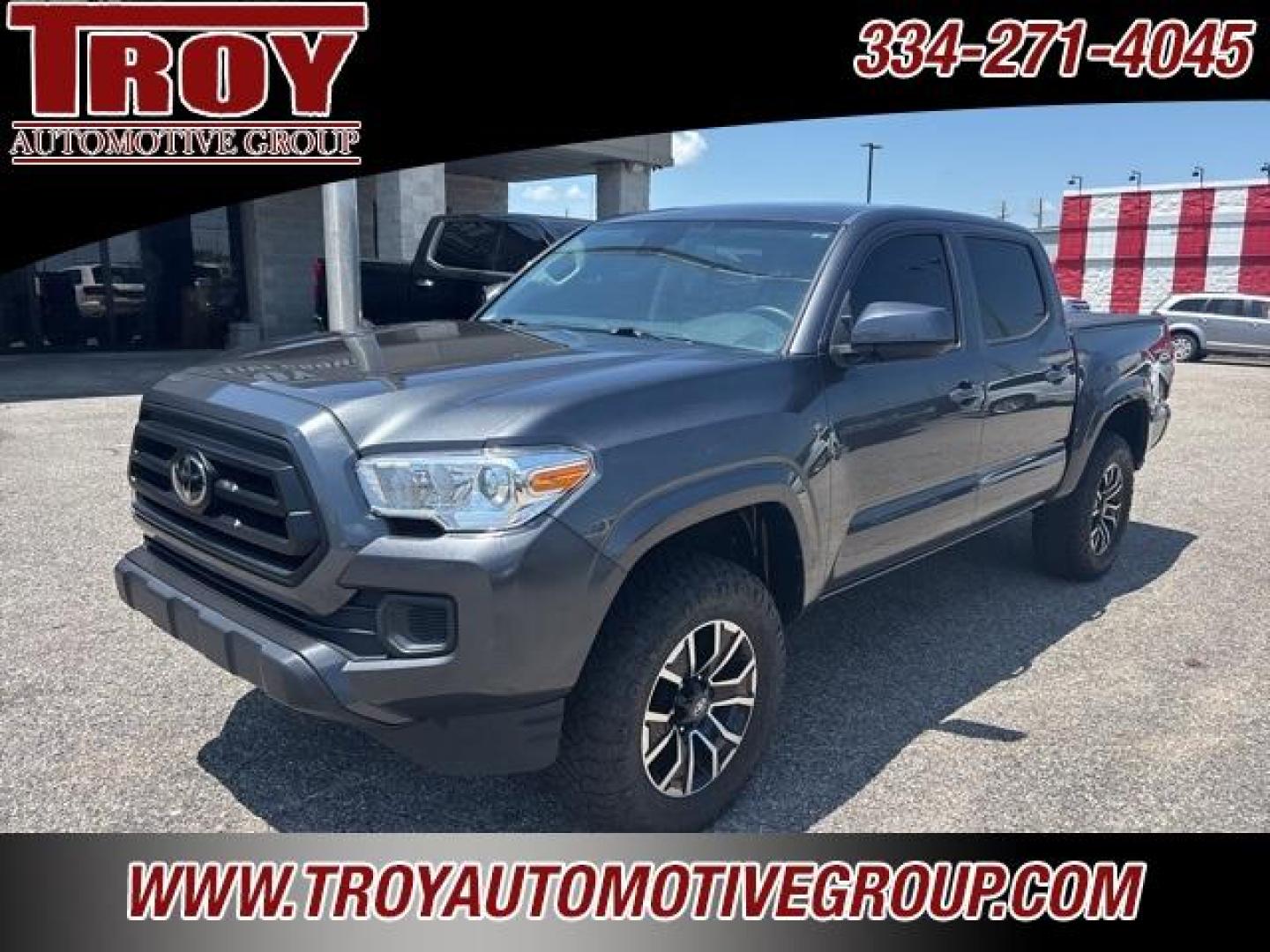 2022 Gray /Cement Toyota Tacoma (3TMCZ5AN0NM) with an 3.5L V6 PDI DOHC 24V LEV3-ULEV70 278hp engine, Automatic transmission, located at 6812 Atlanta Hwy, Montgomery, AL, 36117, (334) 271-4045, 32.382118, -86.178673 - Photo#4